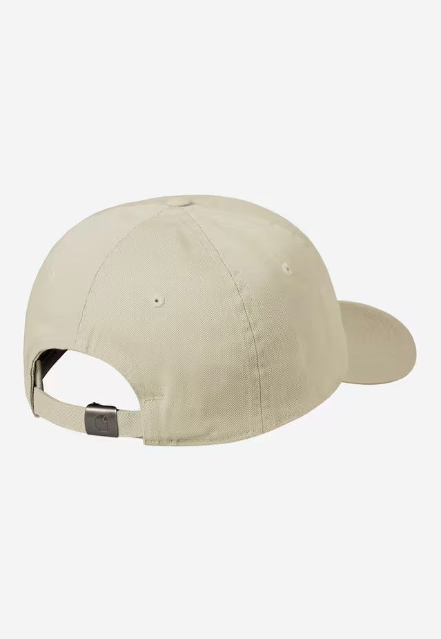 Carhartt WIP - Madison Logo Stone/White - Cap | Neutral-Image
