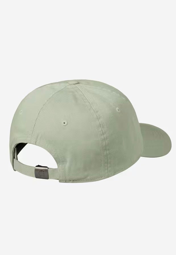 Carhartt WIP - Madison Logo Shady Green/White - Cap | Neutral-Image