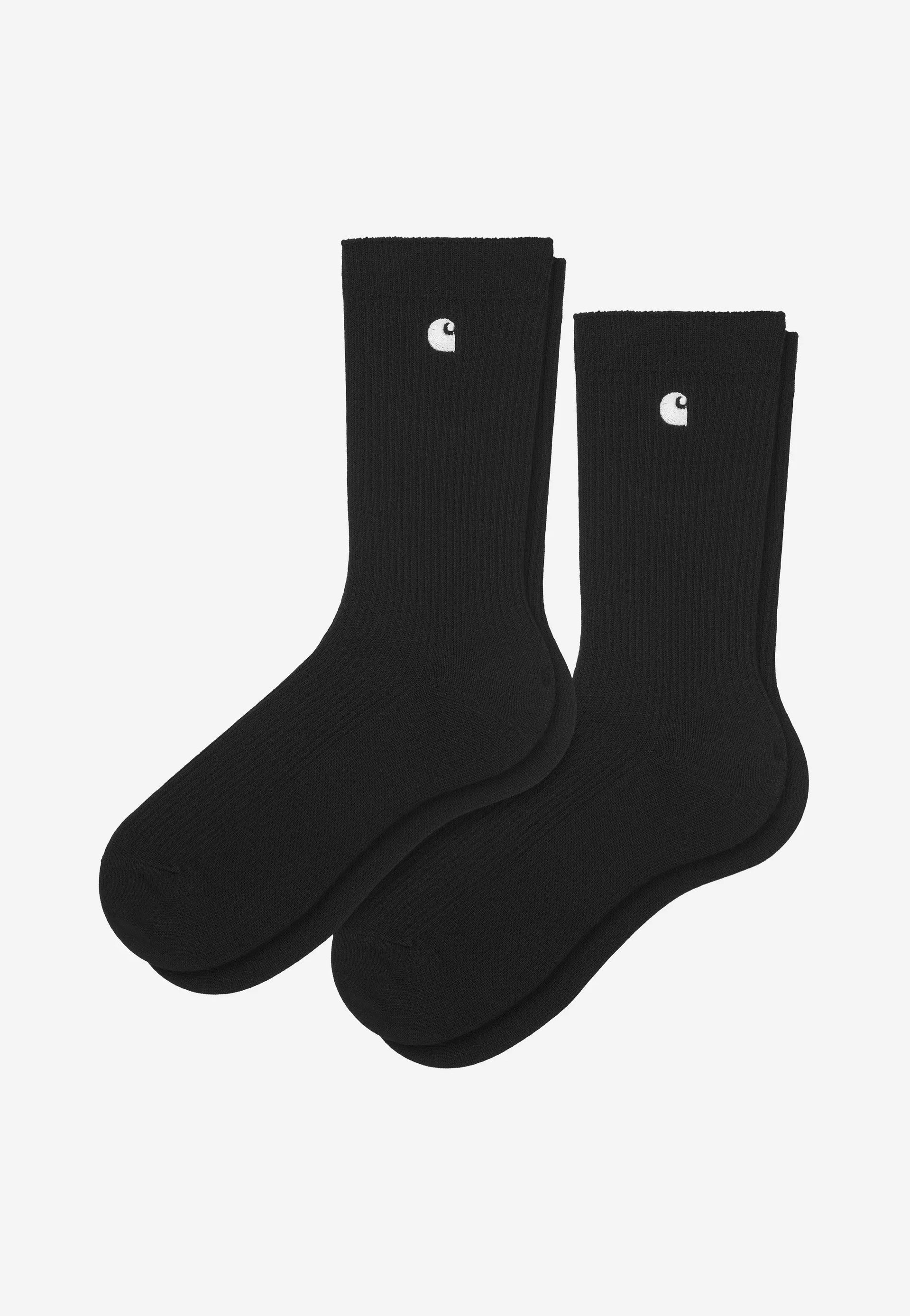 Carhartt WIP - Madison Pack Of 2 Black/White - Socks | Neutral-Image