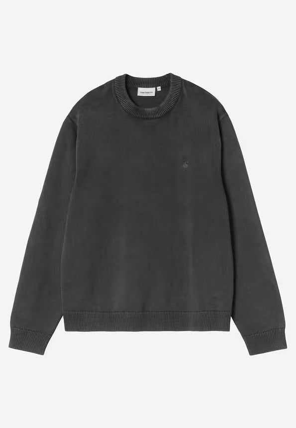 Carhartt WIP - Kori Garment Dyed Black - Pullover | Men-Image