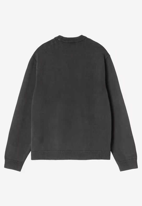 Carhartt WIP - Kori Garment Dyed Black - Pullover | Men-Image