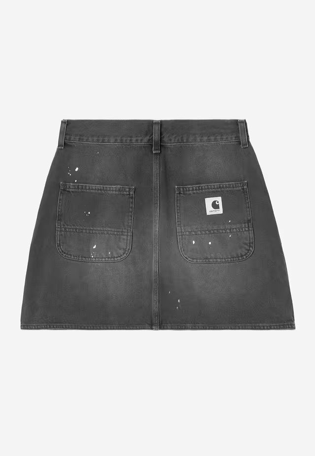 Carhartt WIP - W' Maeve Double Knee Destroy Wash Black - Skirt | Women-Image