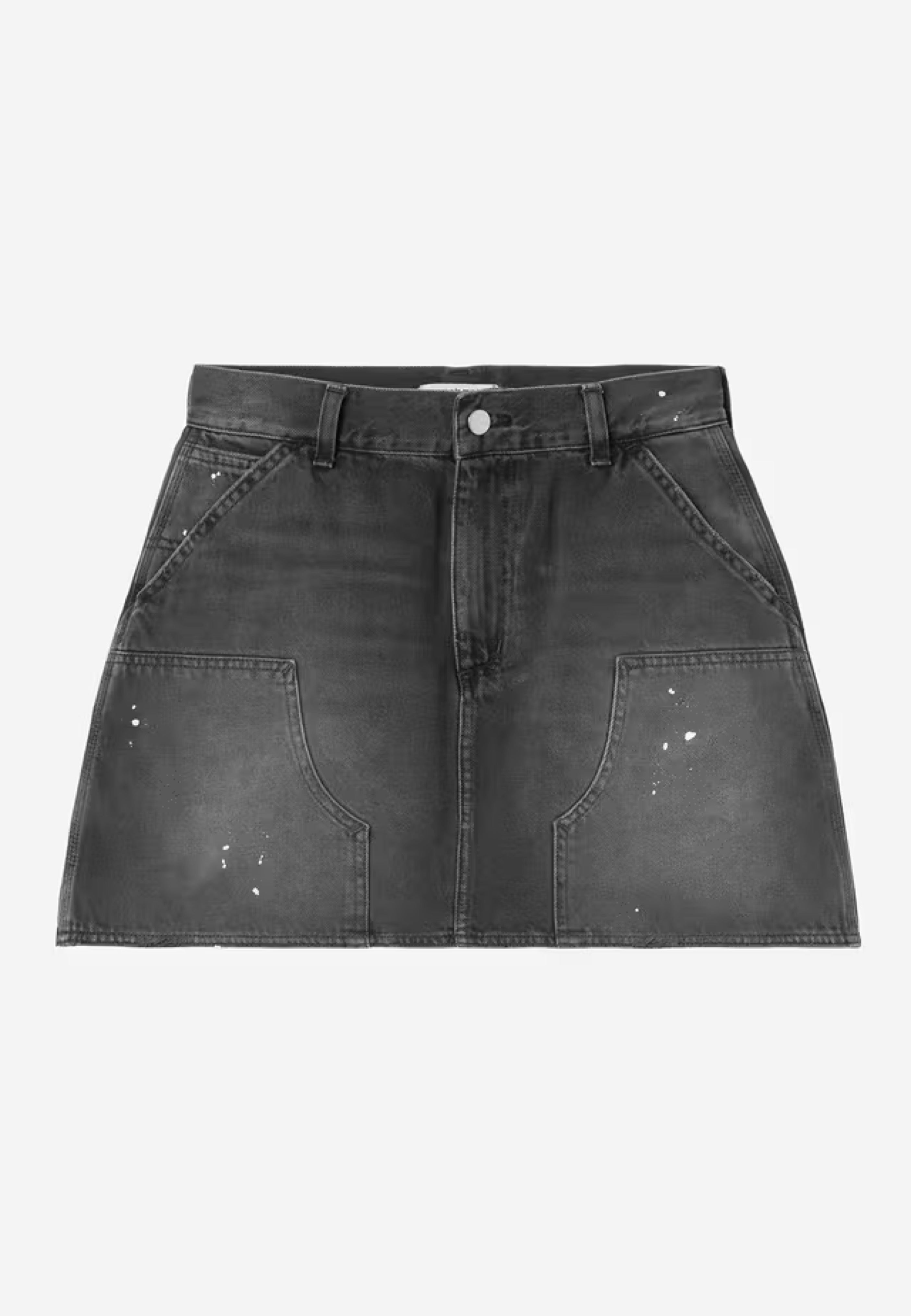 Carhartt WIP - W' Maeve Double Knee Destroy Wash Black - Skirt | Women-Image