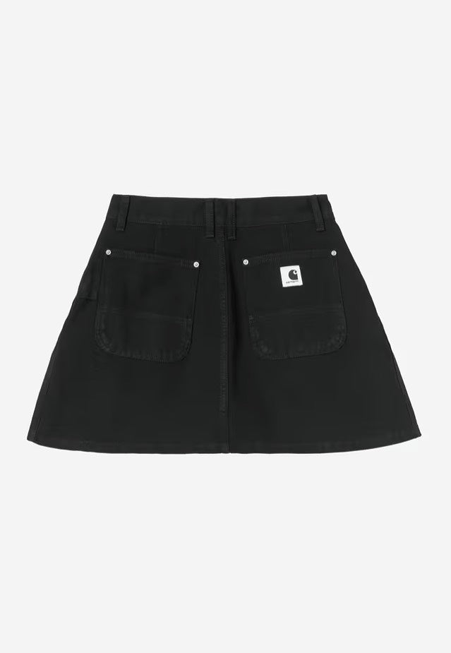 Carhartt WIP - W' Billie Single Knee Stone Washed Black - Skirt | Women-Image