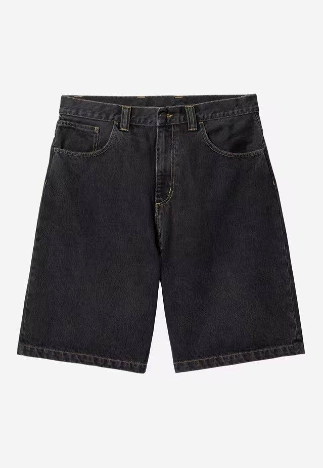Carhartt WIP - Brandon Stone Washed Black - Shorts | Men-Image