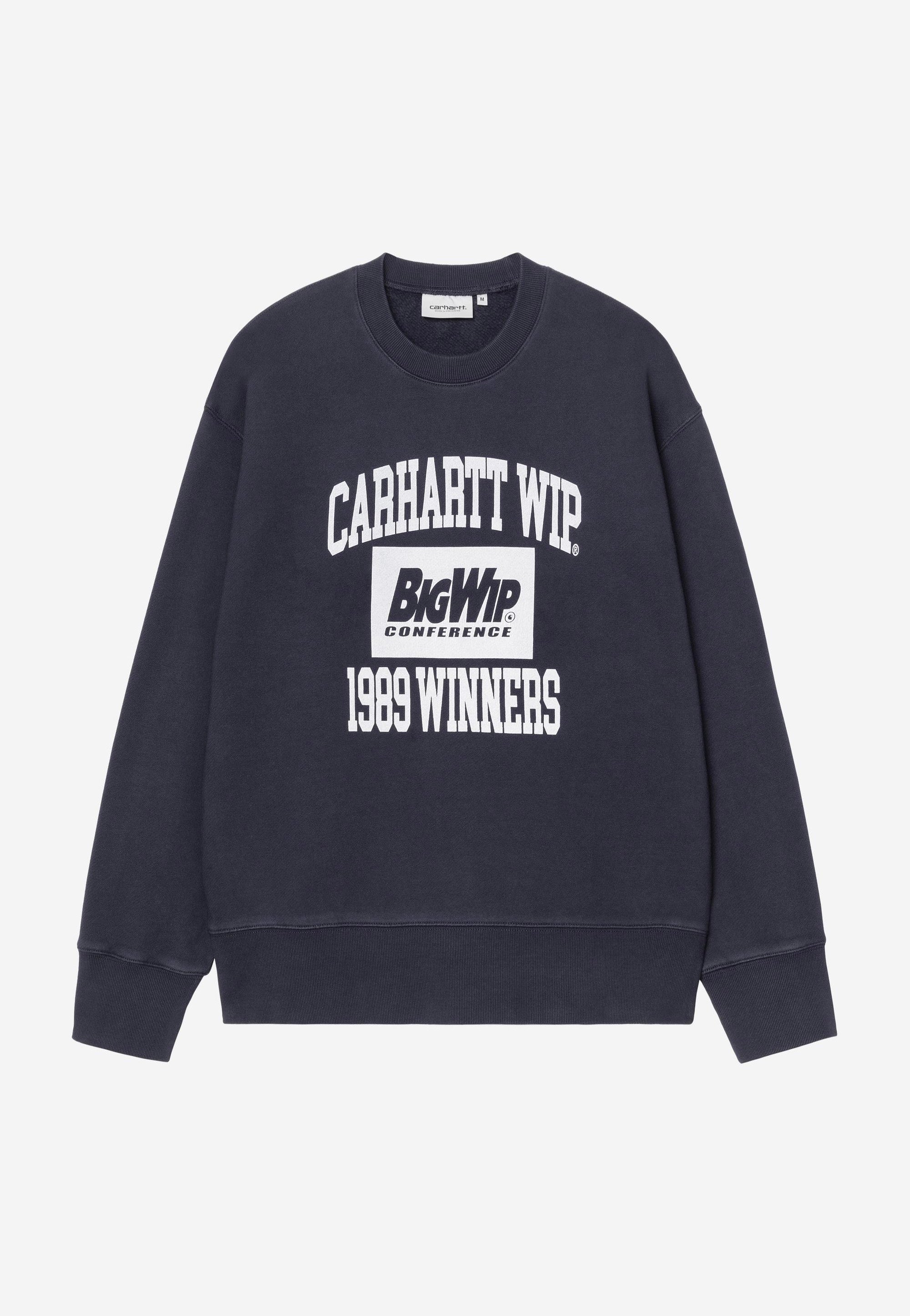 Carhartt WIP - 1989 Winners Heavy Stone Wash Dark Navy - Sweater | Men-Image
