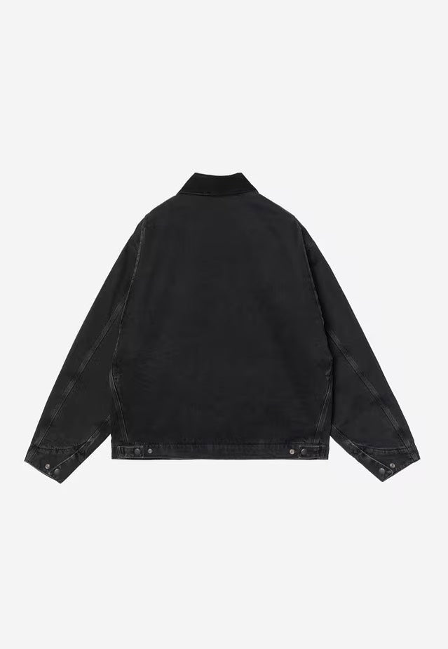 Carhartt WIP - OG Detroit Stone Washed Black/Black - Jacket | Men-Image