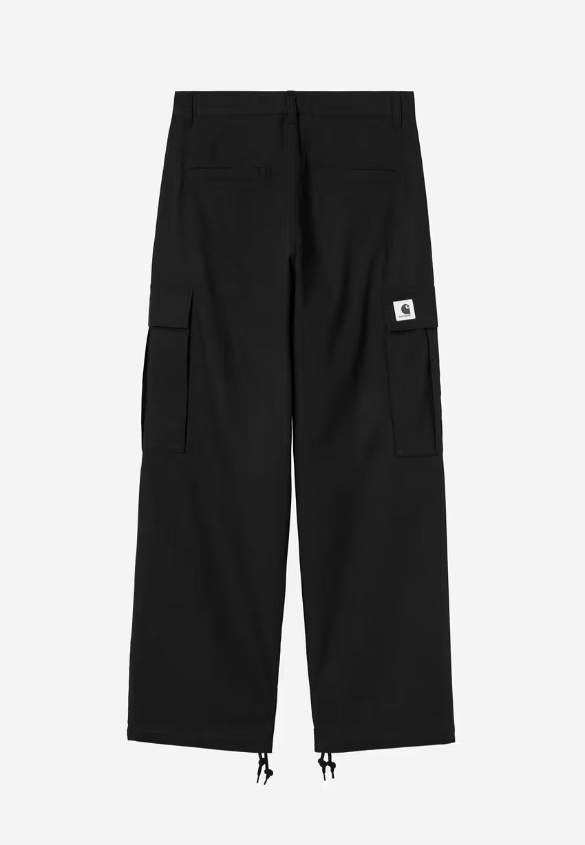 Carhartt WIP W' Brandon Cargo Rinsed Black Pantalons | Women-Image