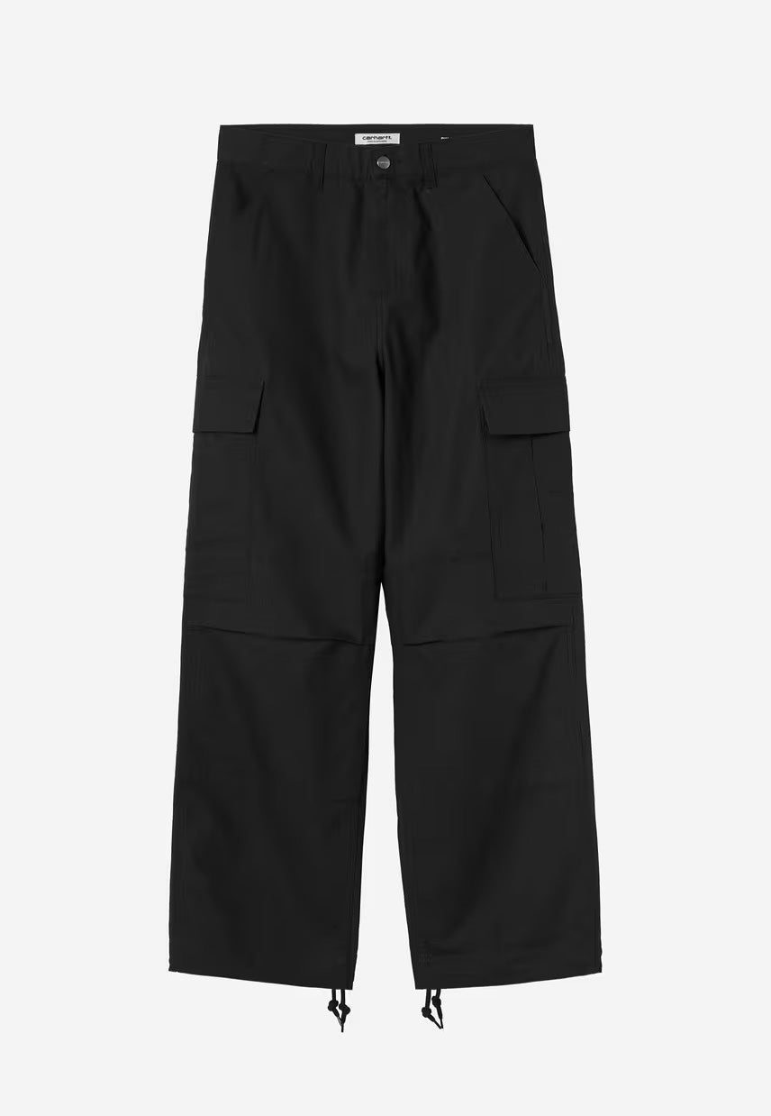 Carhartt WIP W' Brandon Cargo Rinsed Black Pantalons | Women-Image