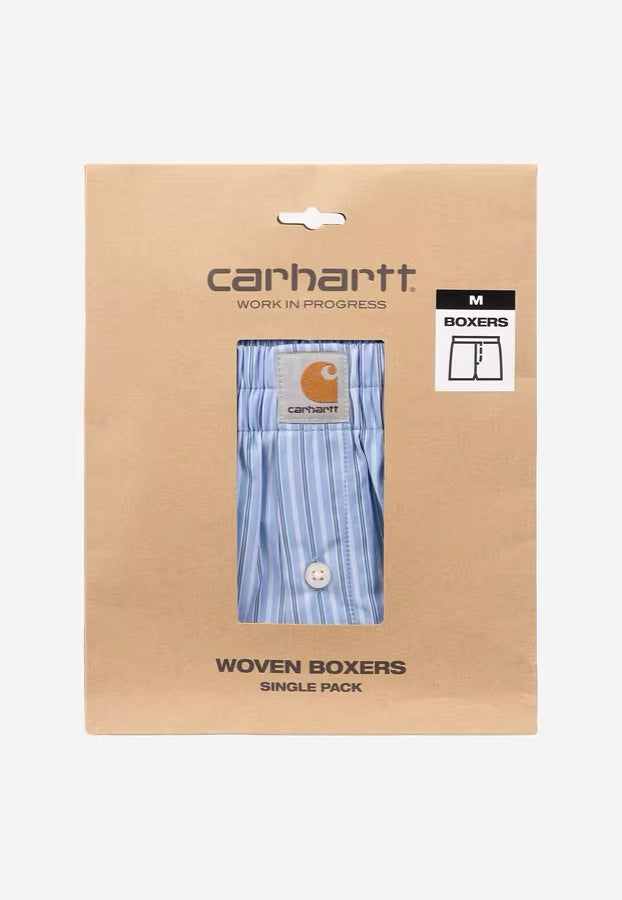 Carhartt WIP - Cotton Boxer Keene Stripe/Curacao - Boxershorts | Men-Image