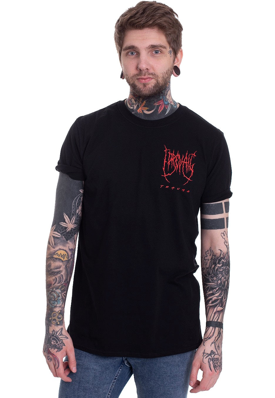 I Prevail Black Metal Collage T-Shirt | Men-Image