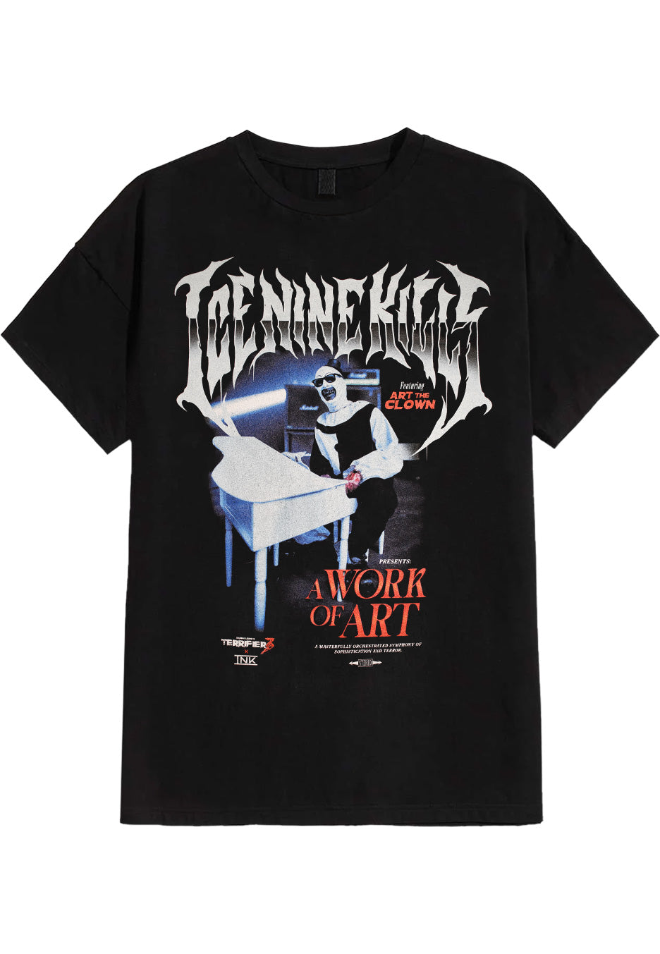 Ice Nine Kills - A Work Of Art Piano - T-Shirt | Neutral-Image