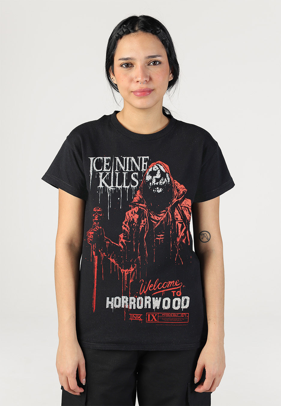 Ice Nine Kills Comic Silence T-Shirt | Women-Image