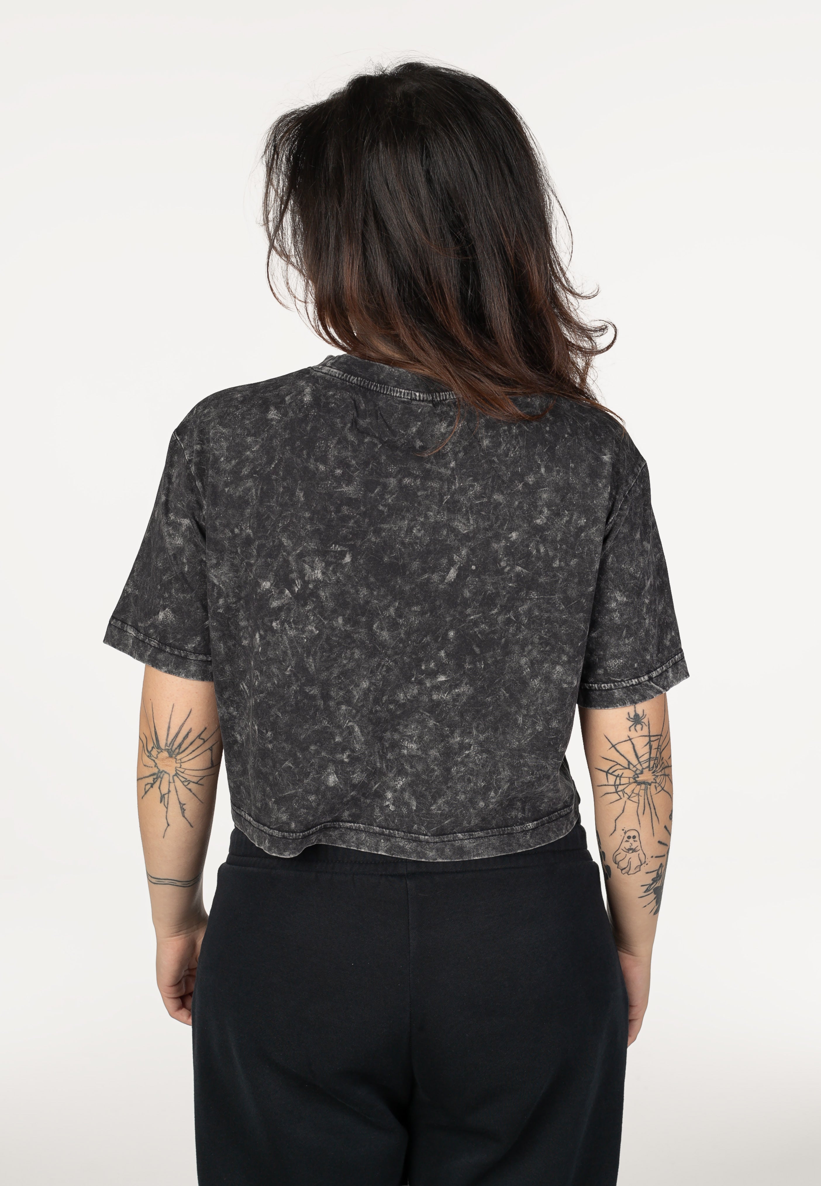 Ice Nine Kills - Logo Acid Washed Crop - Girly | Men-Image