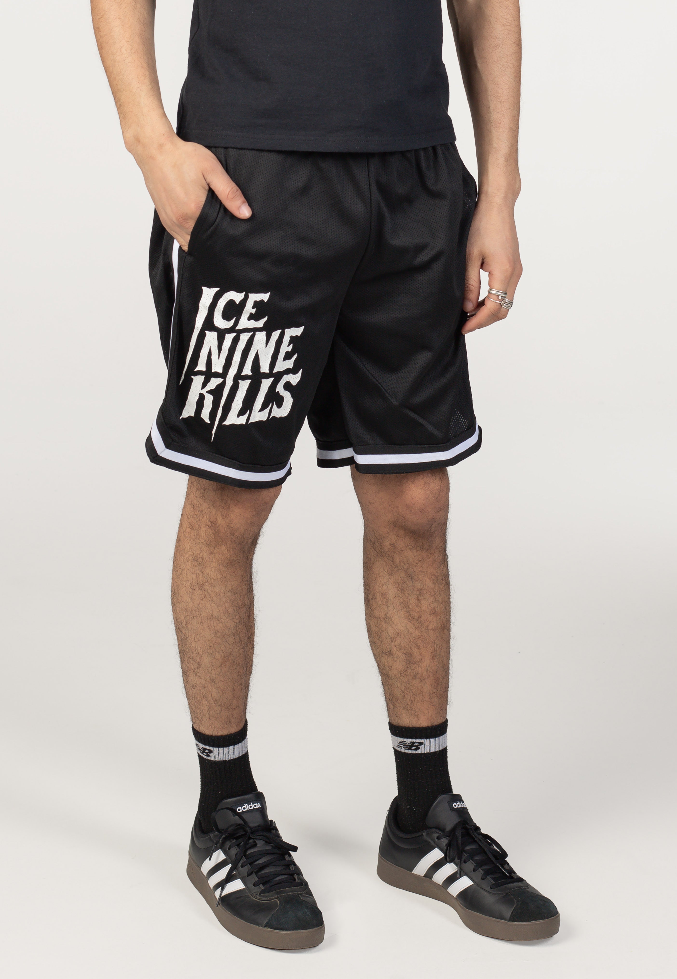 Ice Nine Kills - Logo Striped - Shorts | Men-Image