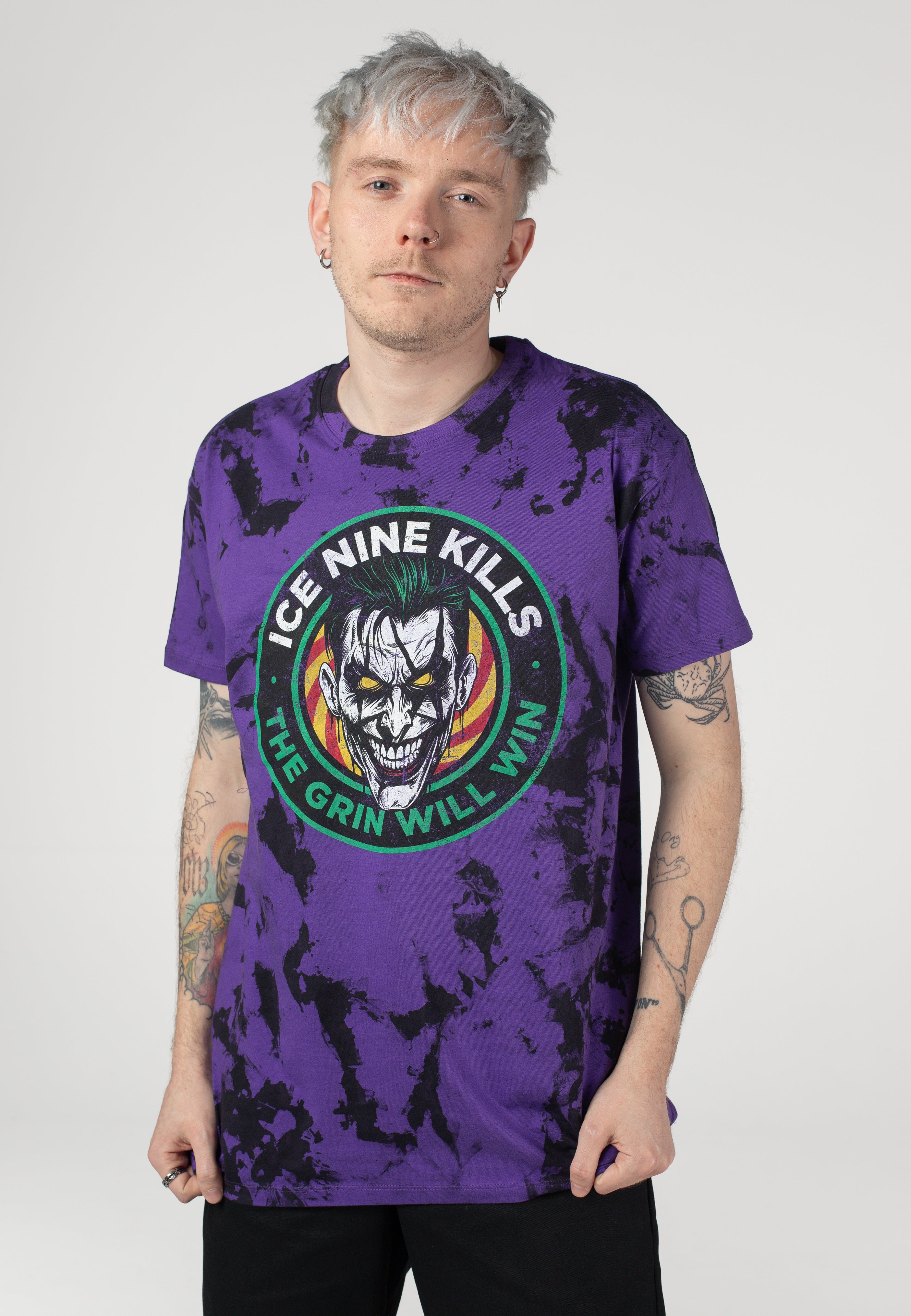 Ice Nine Kills - Pop Up Stores 2025 Grin Tie Dye - T-Shirt | Men-Image
