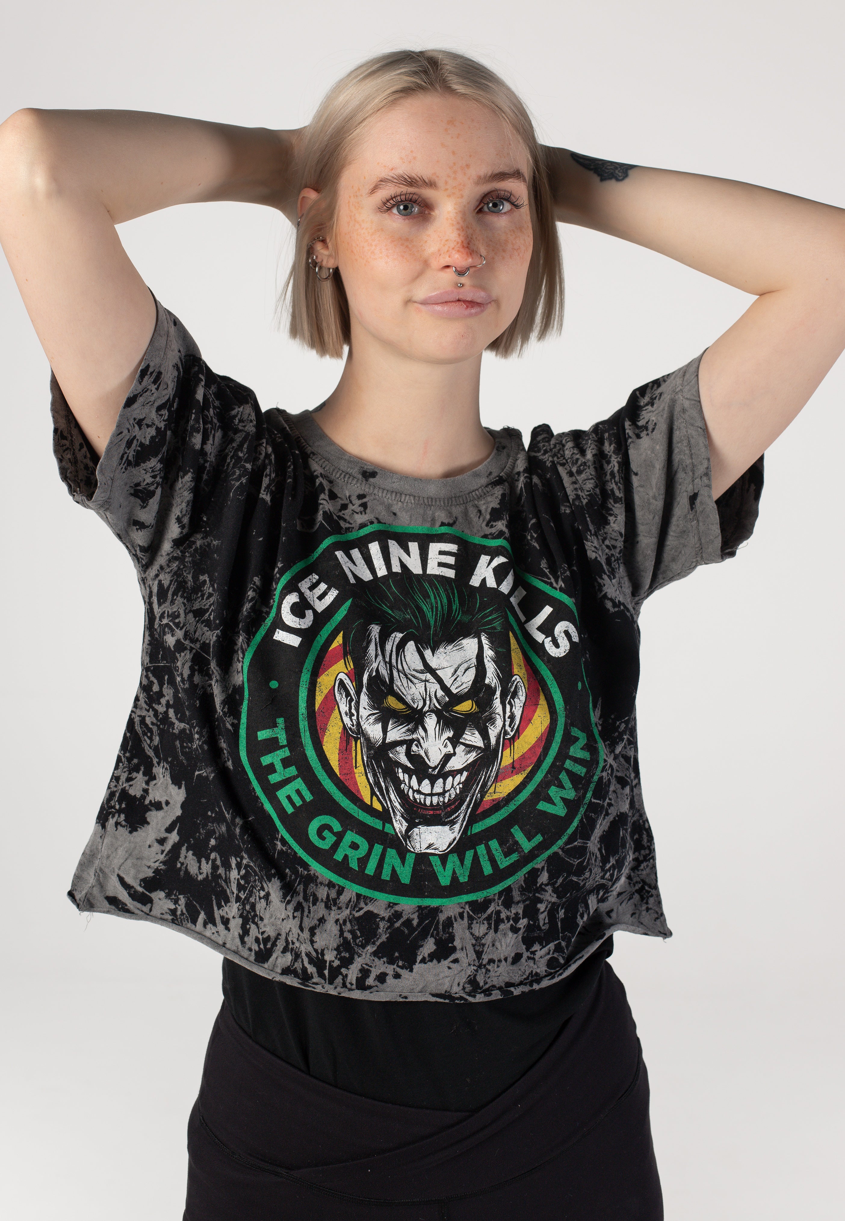 Ice Nine Kills - Pop Up Stores 2025 Grin Crop - Girly | Men-Image