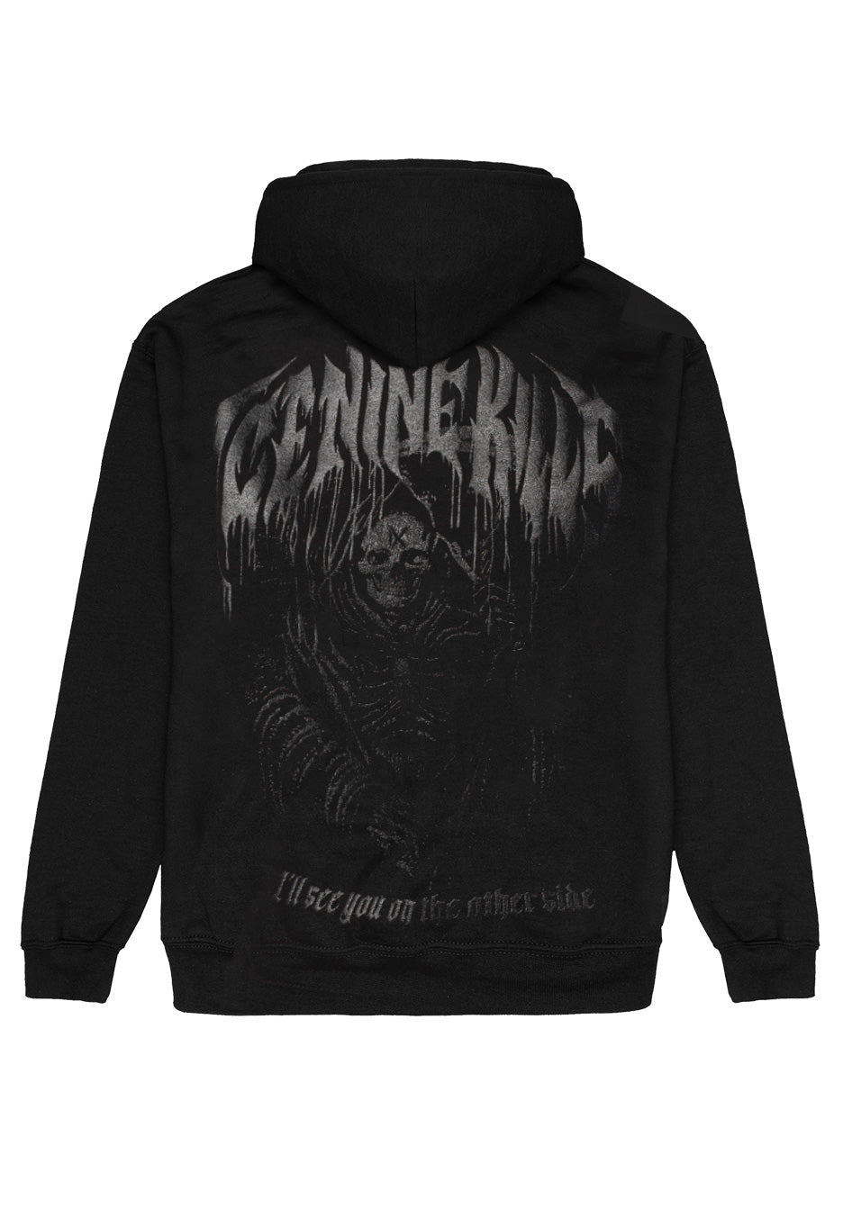 Ice Nine Kills - Reaper Limited Black On Black - Hoodie | Neutral-Image