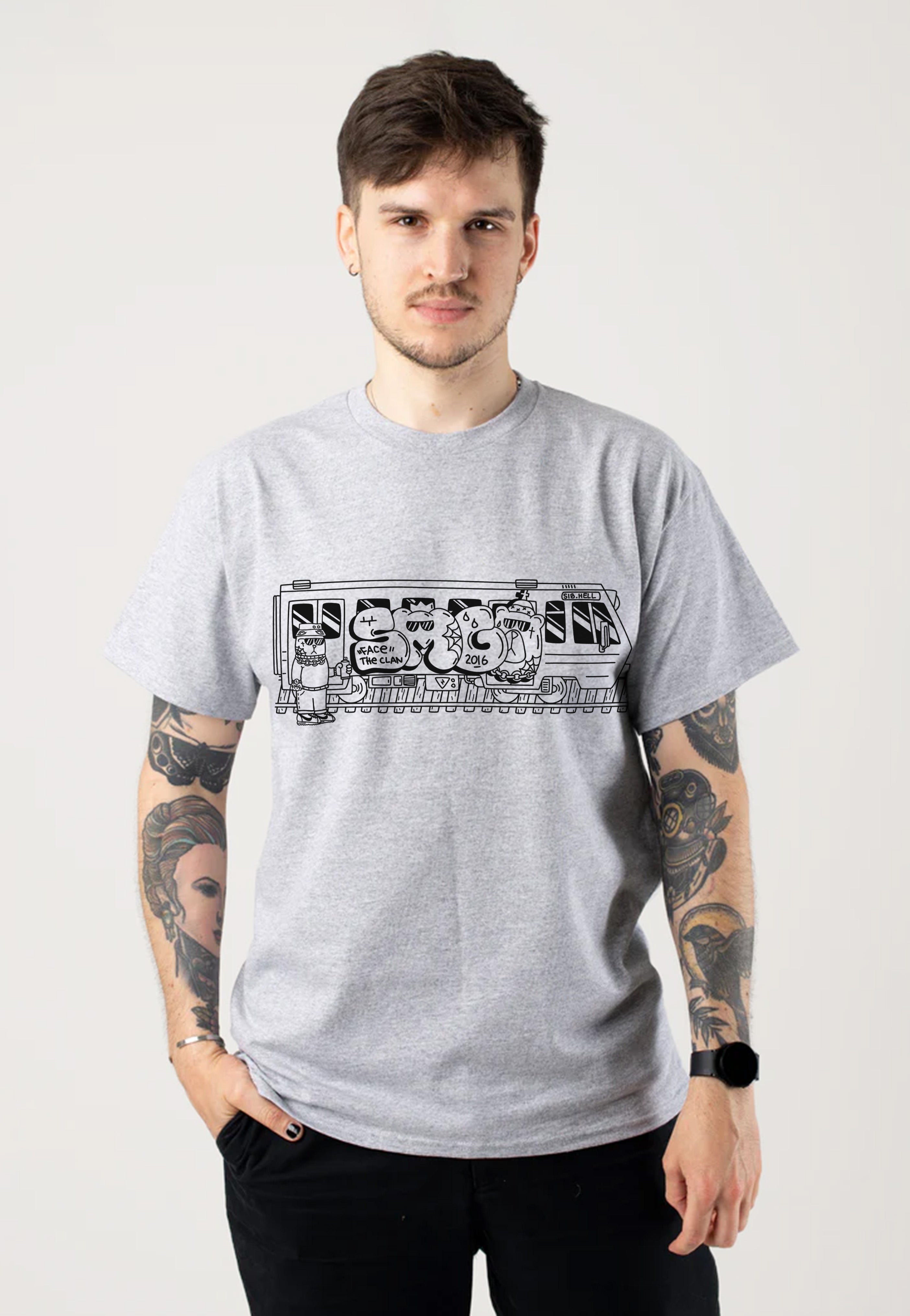 Siberian Meet Grinder - Grafitti Grey - T-Shirt | Men-Image