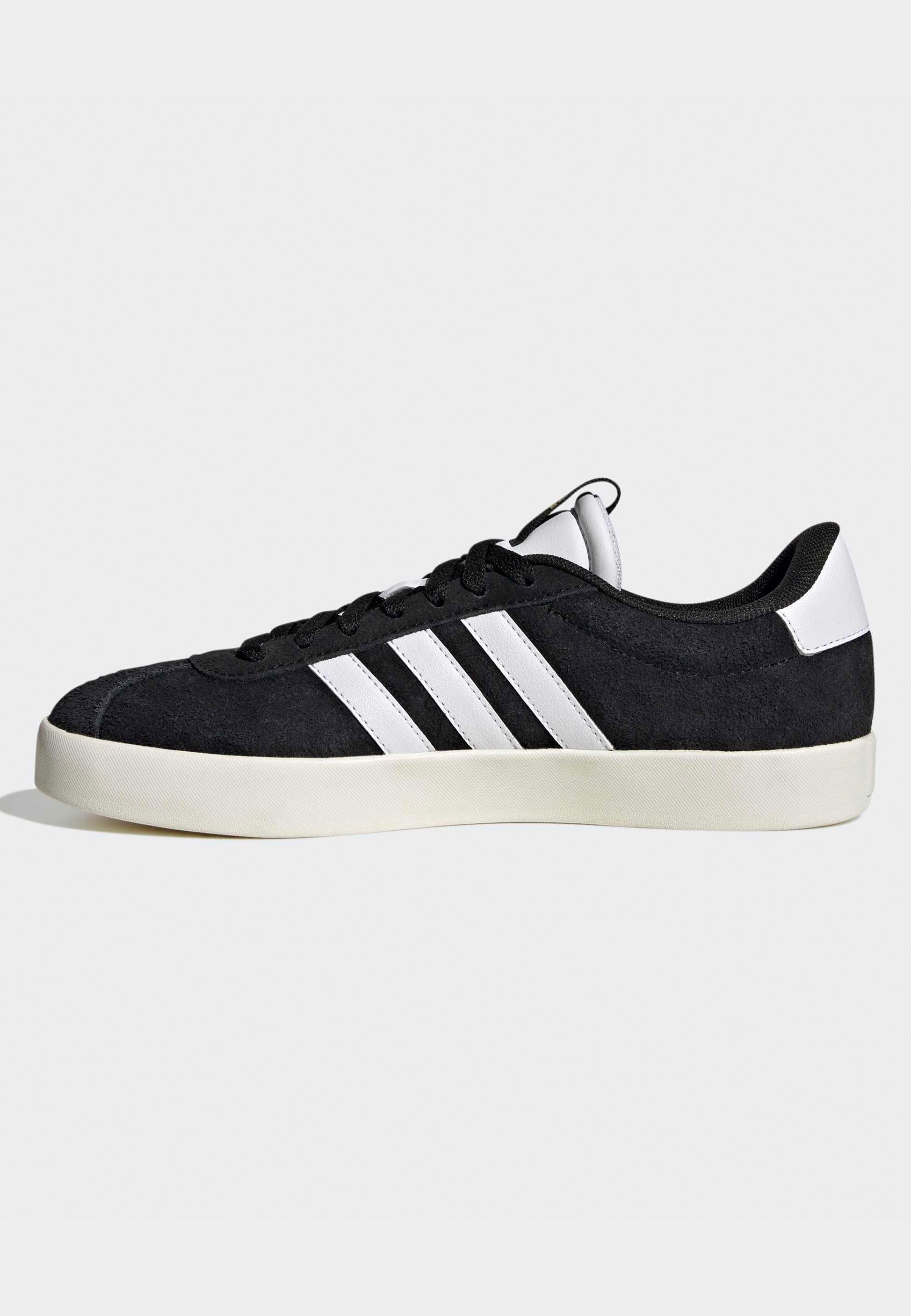 Adidas - VL Court 3.0 Cblack/Ftwwht/Goldmt - Girl Shoes | Women-Image