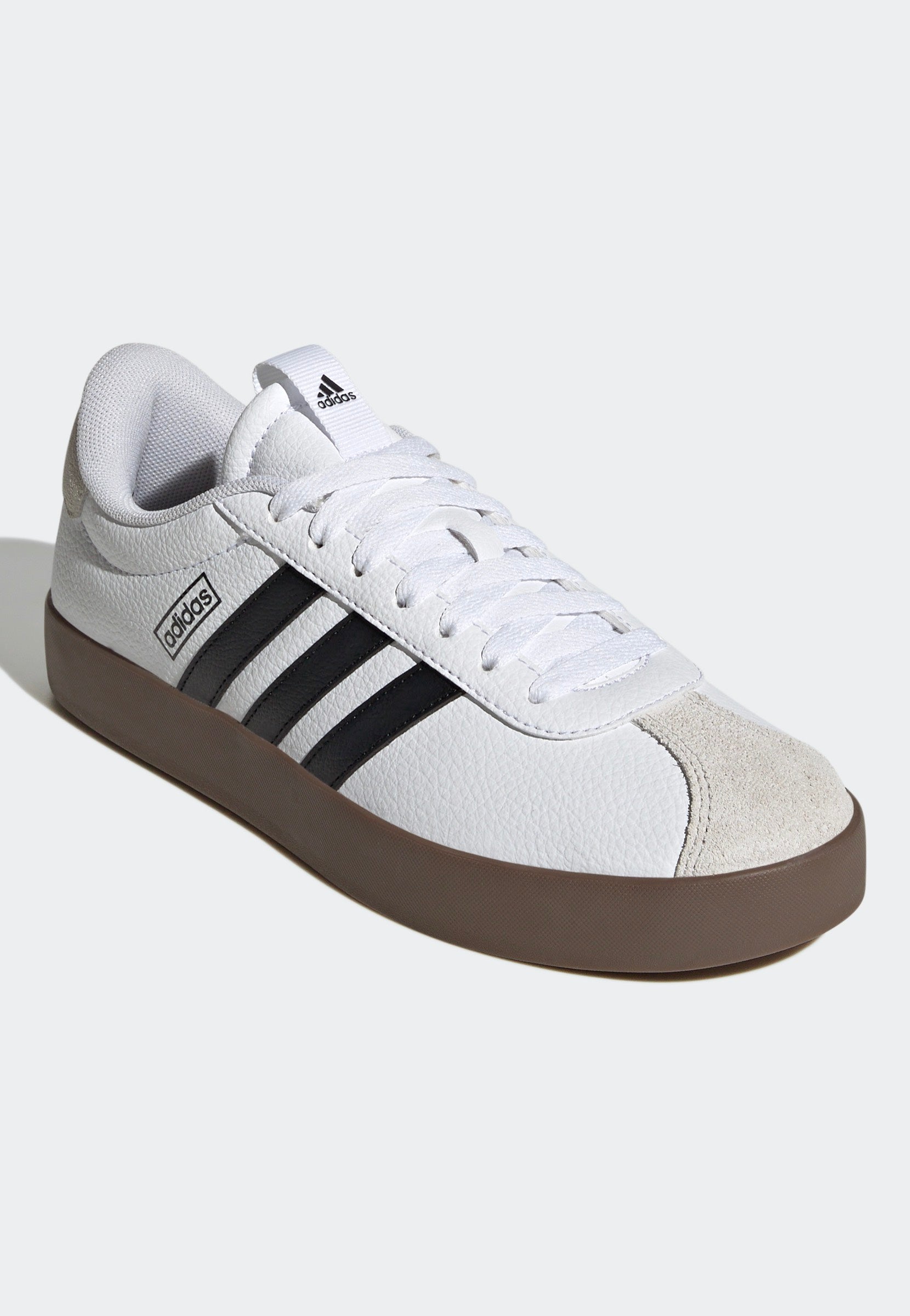 Adidas - Vl Court 3.0 Ftwwht/Cblack/Greone - Girl Shoes | Women-Image
