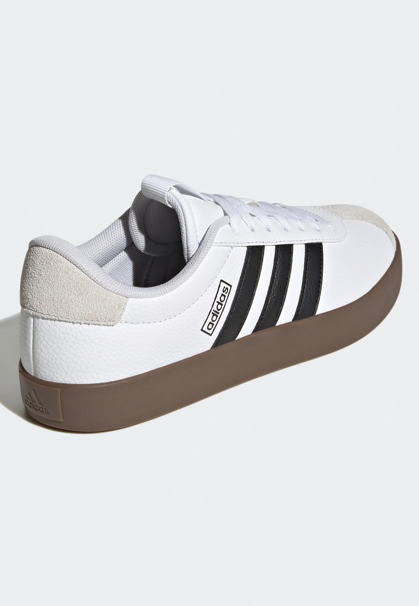 Adidas - Vl Court 3.0 Ftwwht/Cblack/Greone - Girl Shoes | Women-Image
