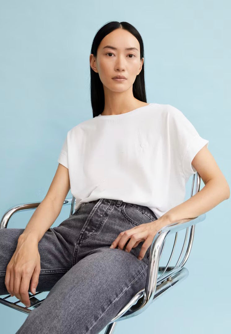 Armedangels - Idaara Circular Used White - T-Shirt | Women-Image