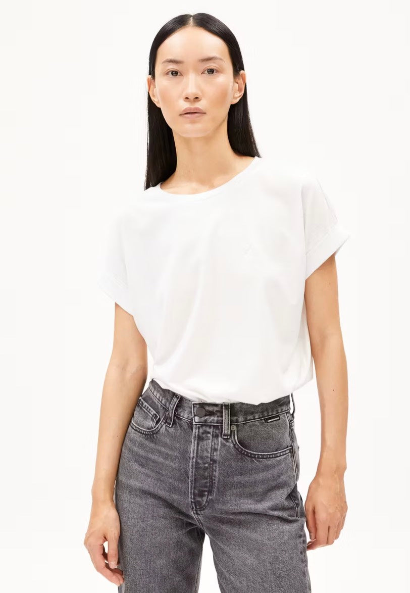 Armedangels - Idaara Circular Used White - T-Shirt | Women-Image