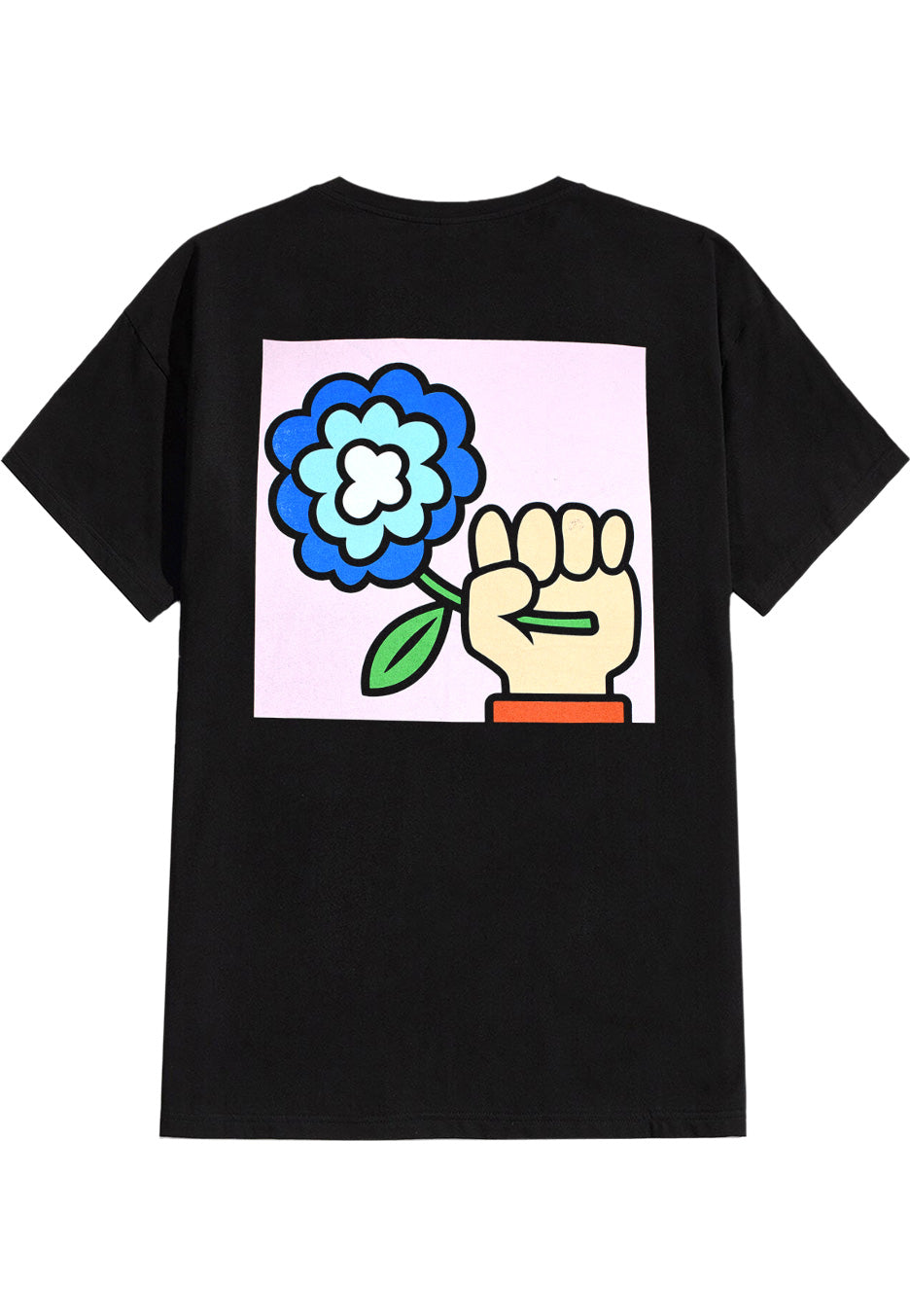 IDLES - Cartoon Flower - T-Shirt | Neutral-Image