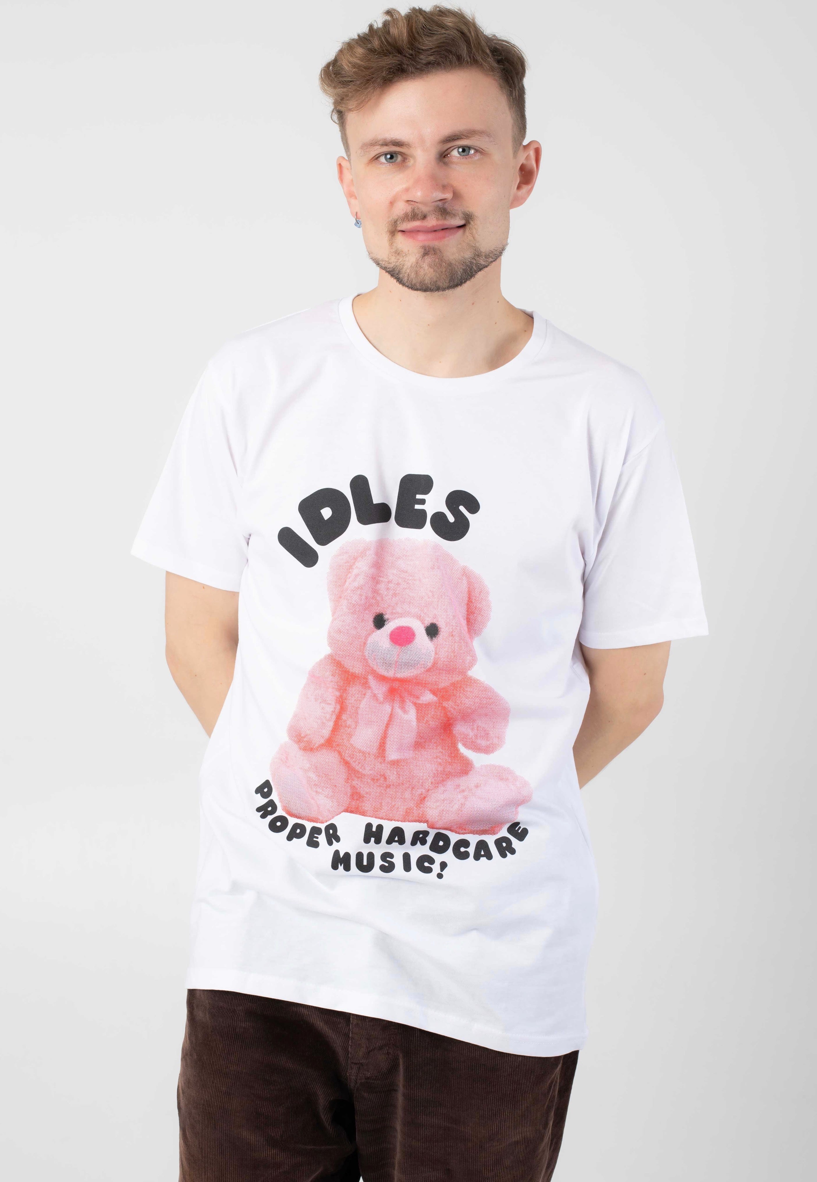 IDLES - Proper Hardcore White - T-Shirt | Men-Image