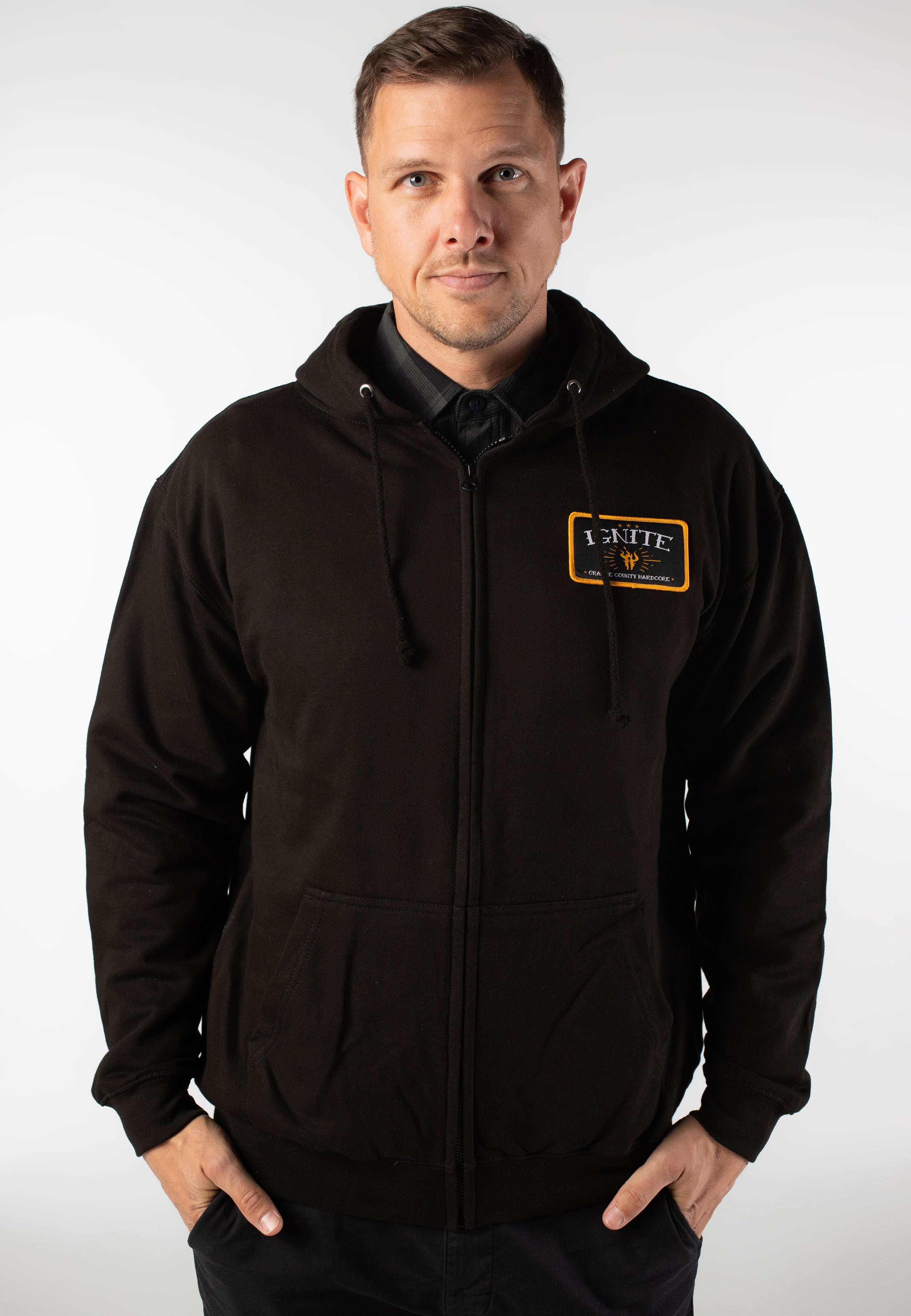 épine ‪‪❤︎‬ é ribbon piping zip hoodie épine é ribbon piping zip hoodie black