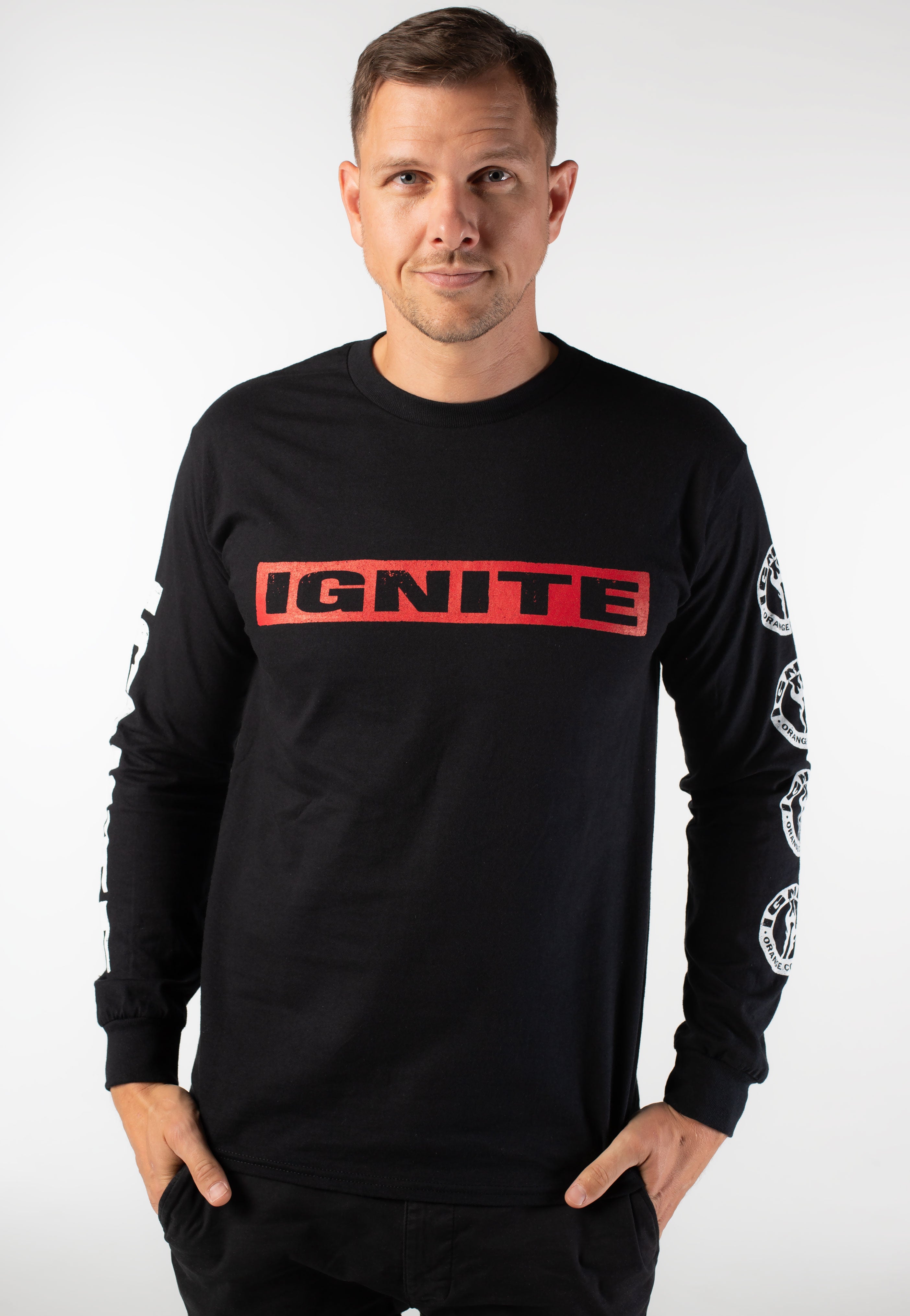Ignite - Red/White OG 2 - Longsleeve | Men-Image