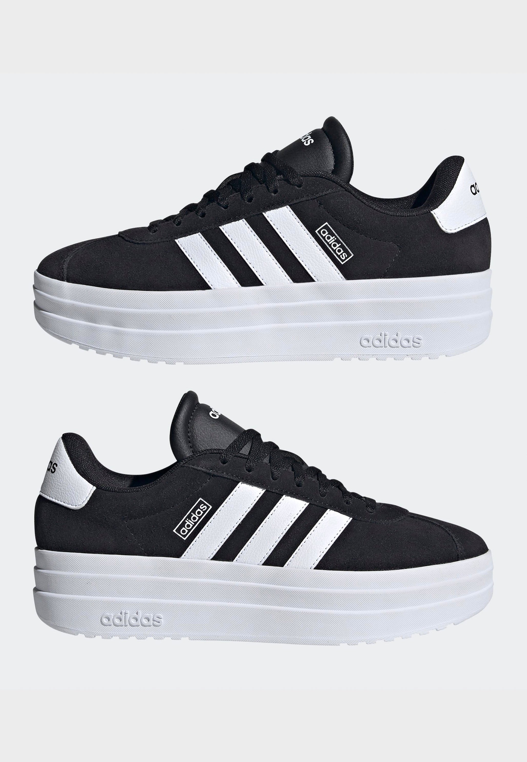 Adidas - VL Court Bold Cblack/Ftwwht/Ftwwht - Girl Shoes | Women-Image