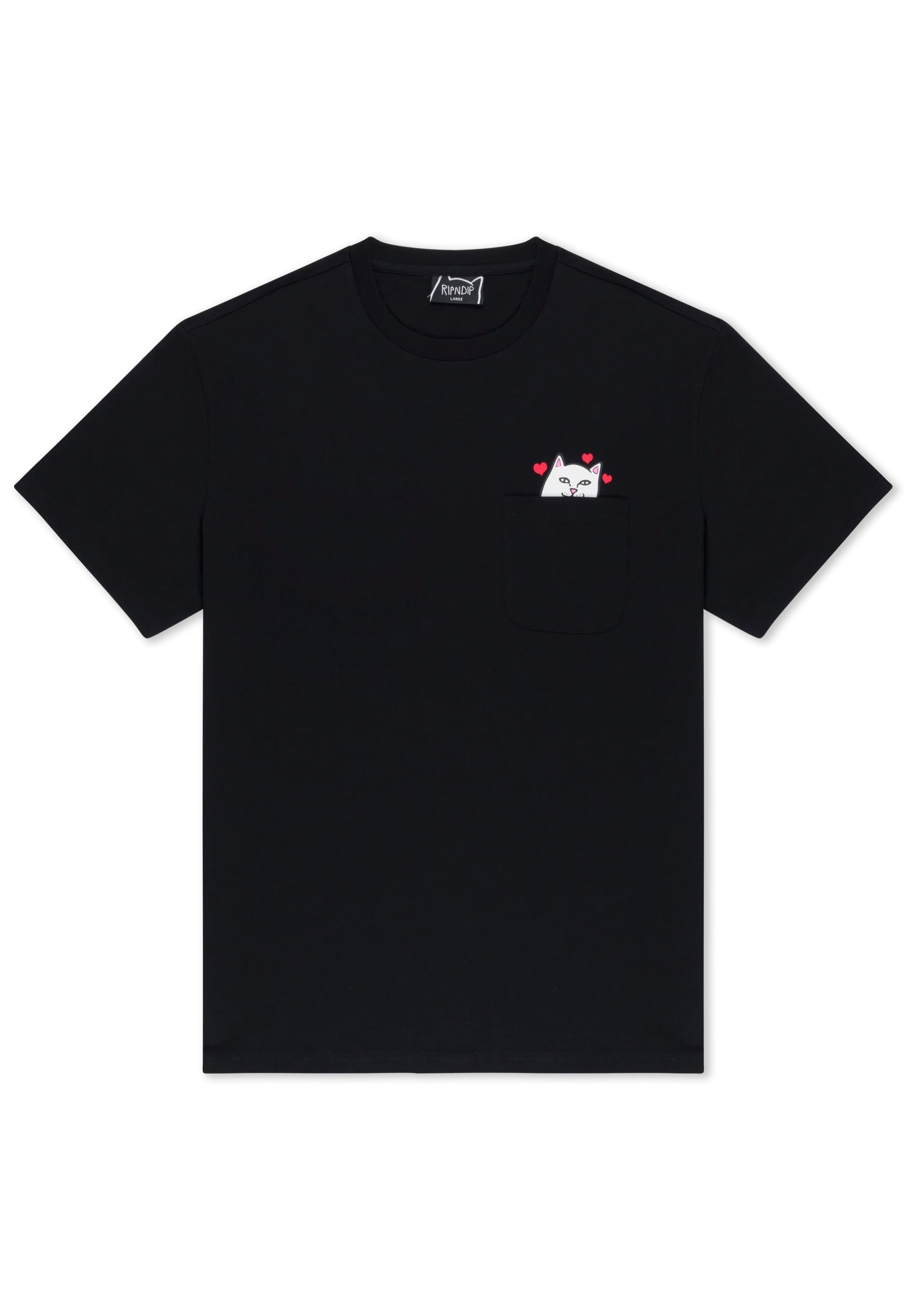 RIPNDIP - Nermal Loves Pocket Black Wash - T-Shirt | Men-Image