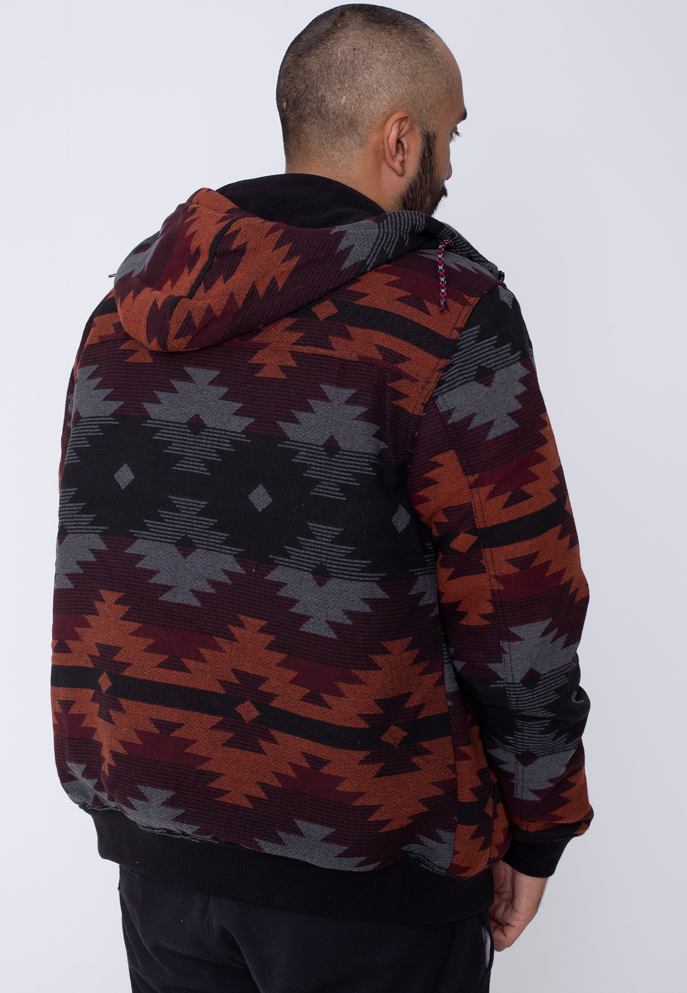 Iriedaily - Santania Hood Anthra Red - Jacket | Men-Image