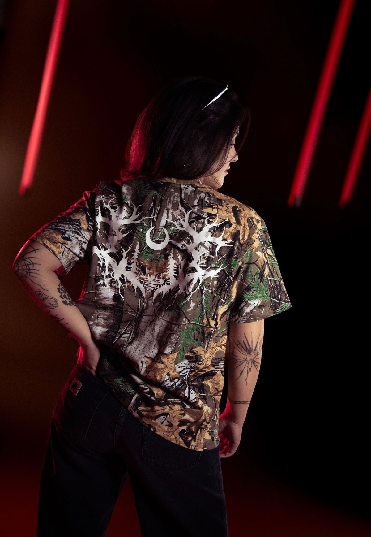 Lorna Shore Logo Real Camo T-Shirt | Women-Image