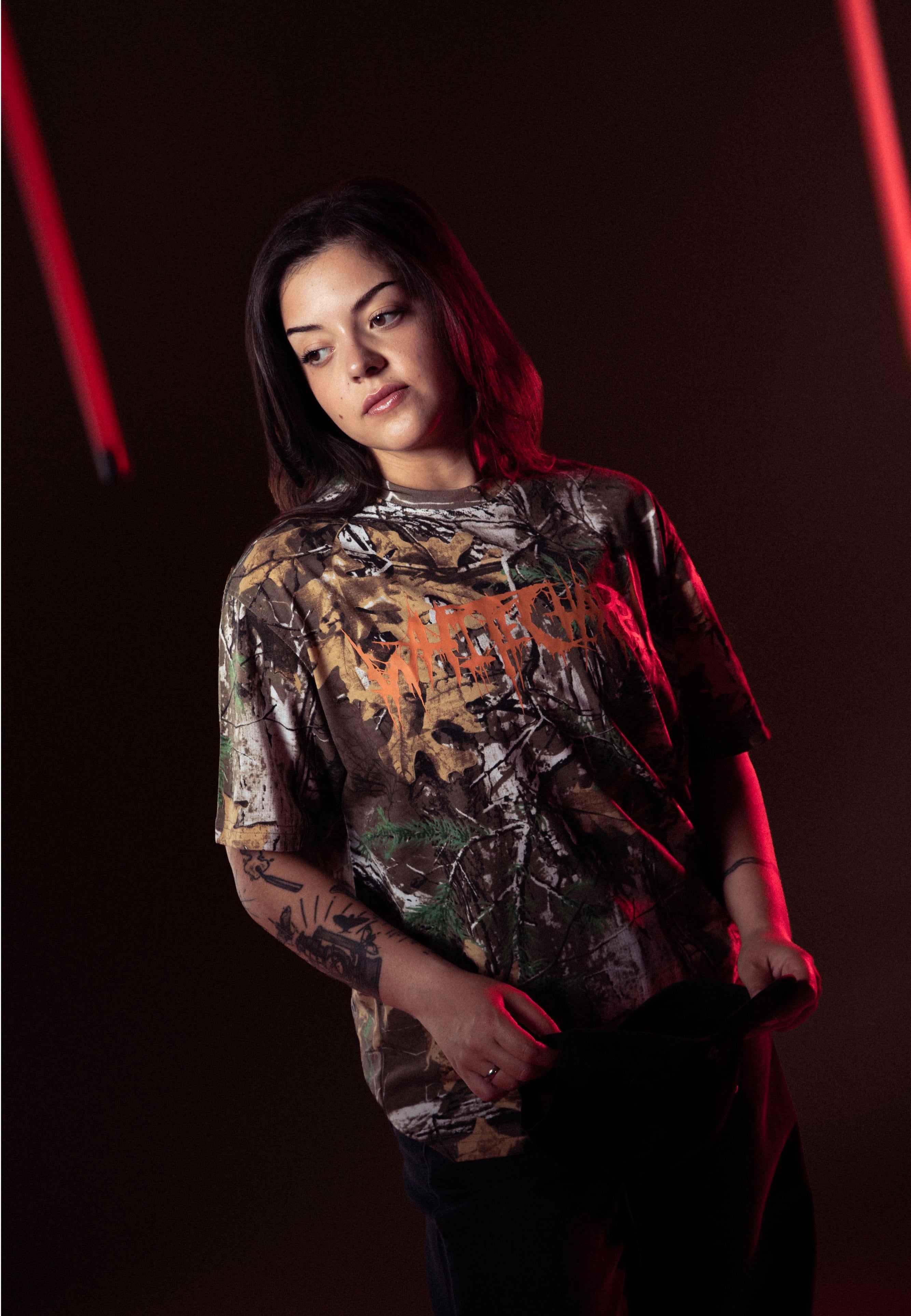 Whitechapel Logo Real Camo T-Shirt | Women-Image