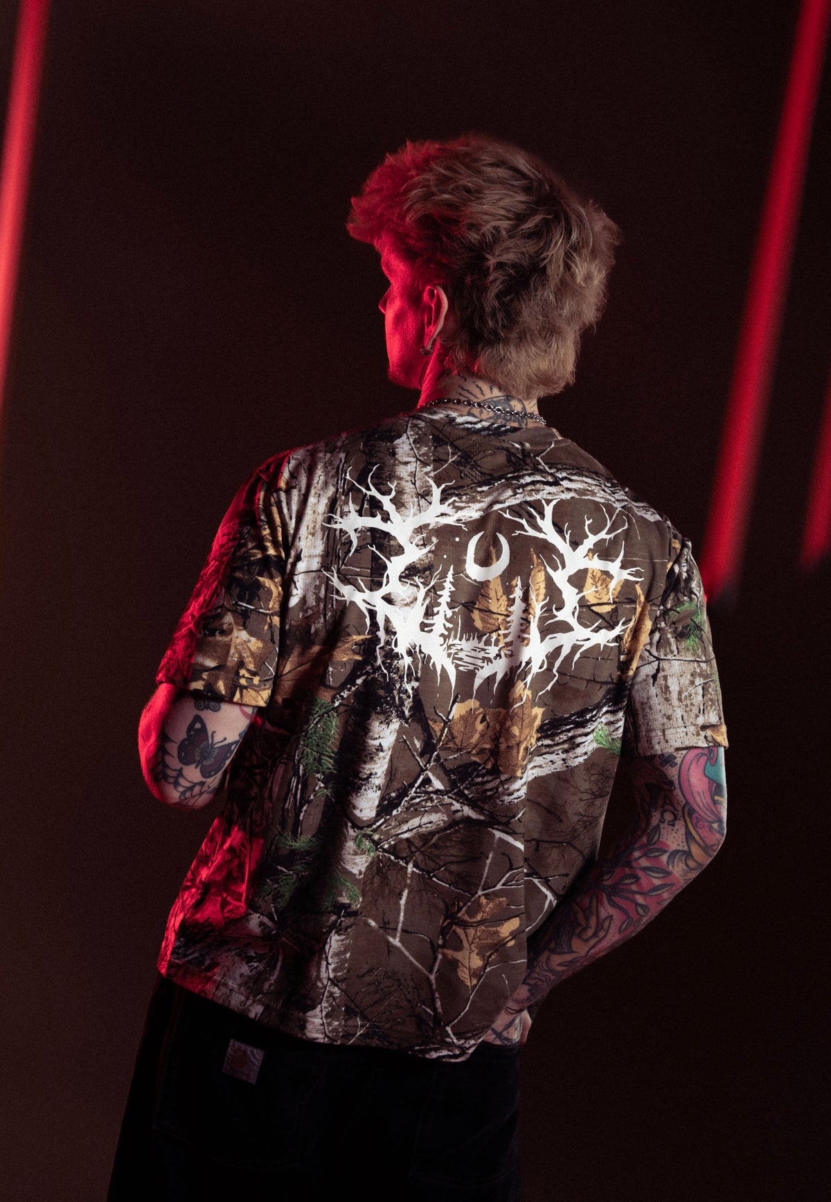 Lorna Shore Logo Real Camo Camiseta | Men-Image