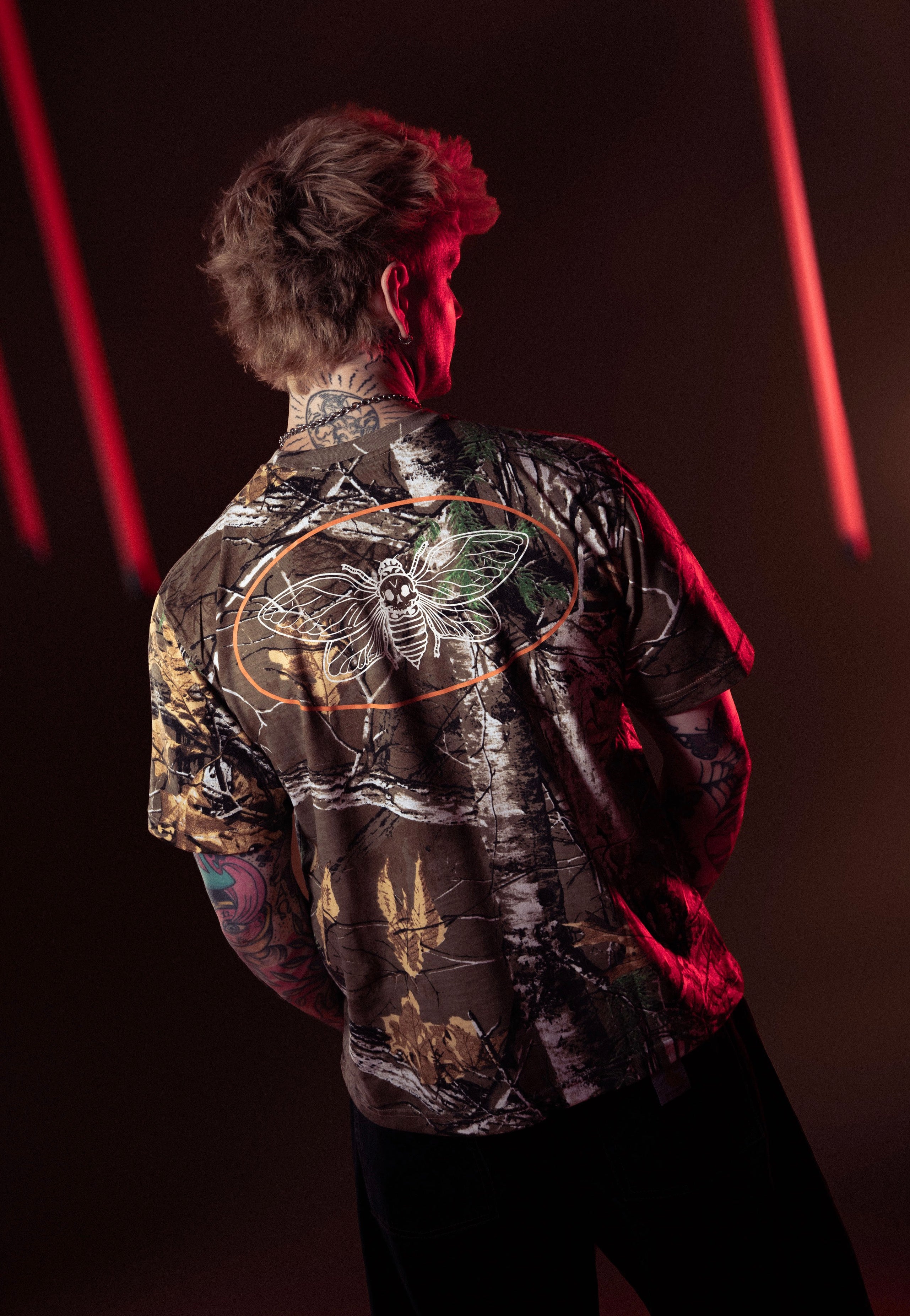 Landmvrks Barbed Wire Real Camo Camiseta | Men-Image