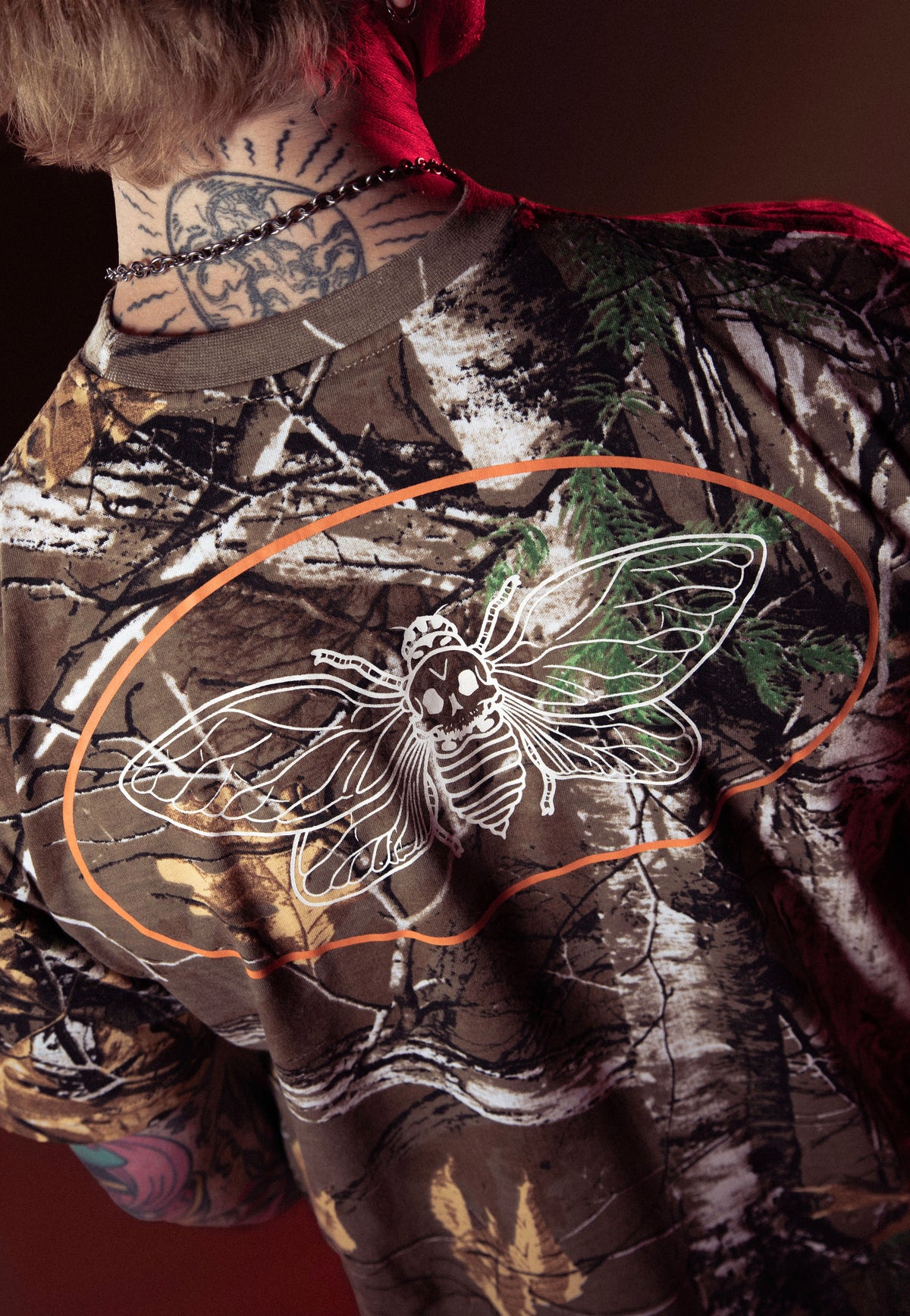 Landmvrks Barbed Wire Real Camo T-Shirt | Men-Image