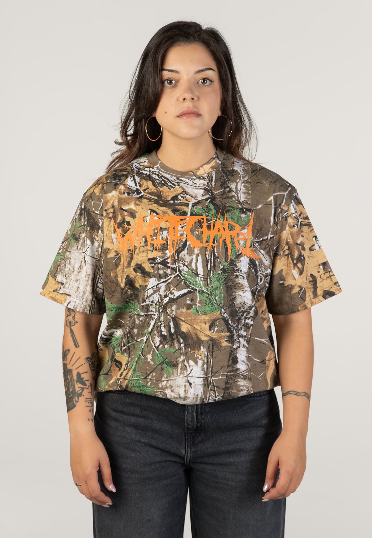 Whitechapel Logo Real Camo T-Shirt | Women-Image
