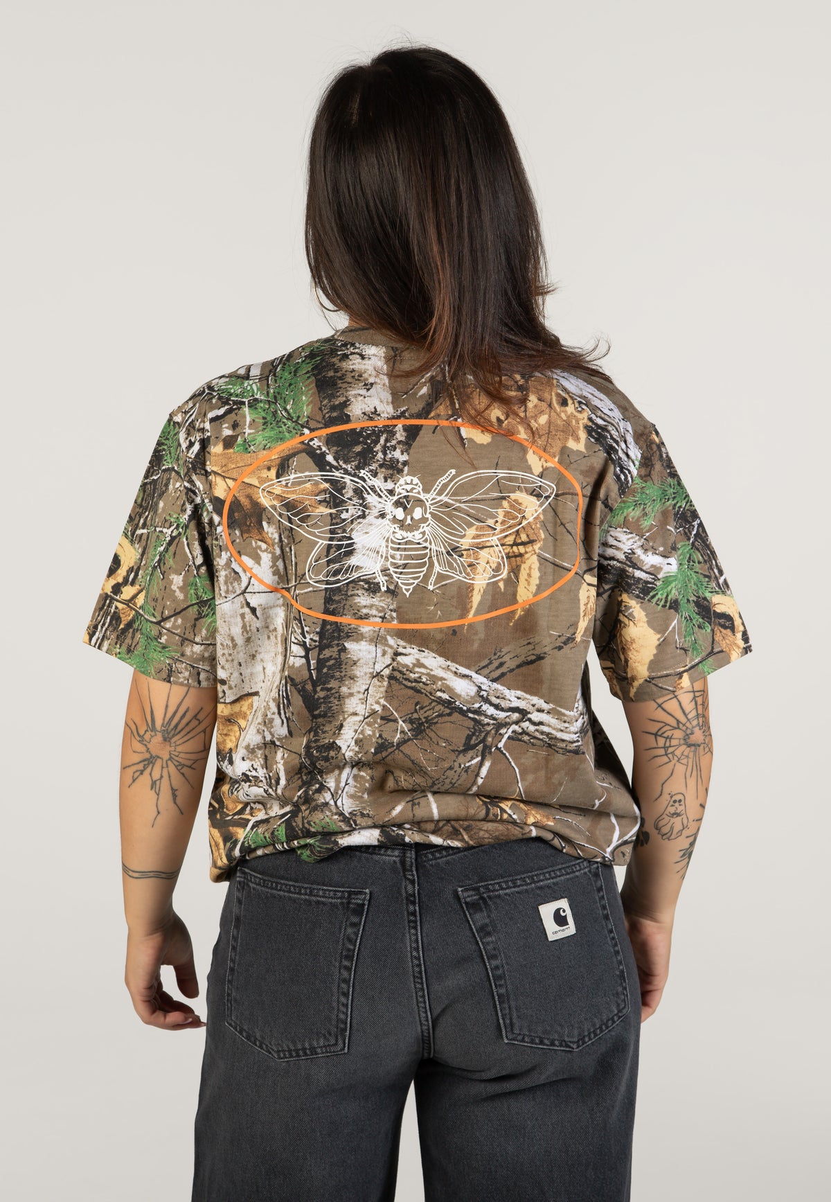 Landmvrks Barbed Wire Real Camo T-shirt | Women-Image