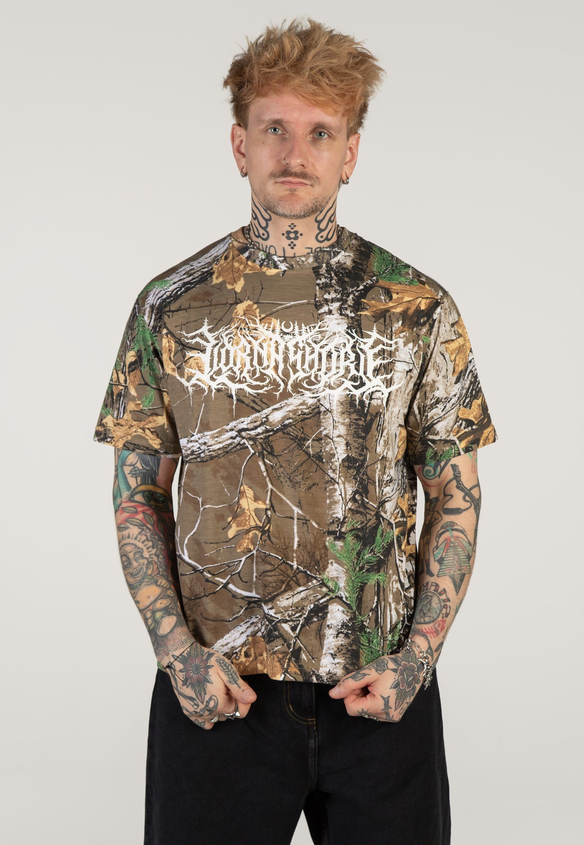 Lorna Shore Logo Real Camo T-Shirt | Men-Image