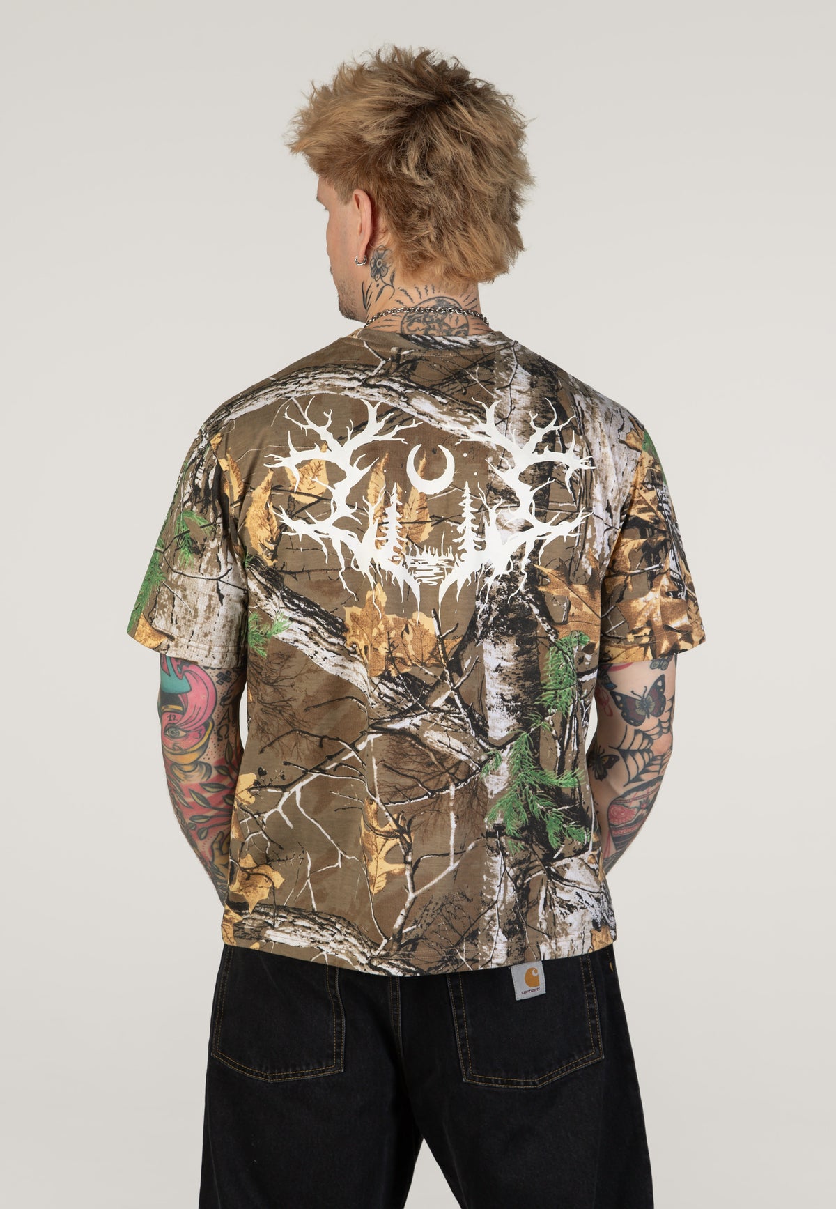 Lorna Shore Logo Real Camo T-Shirt | Men-Image