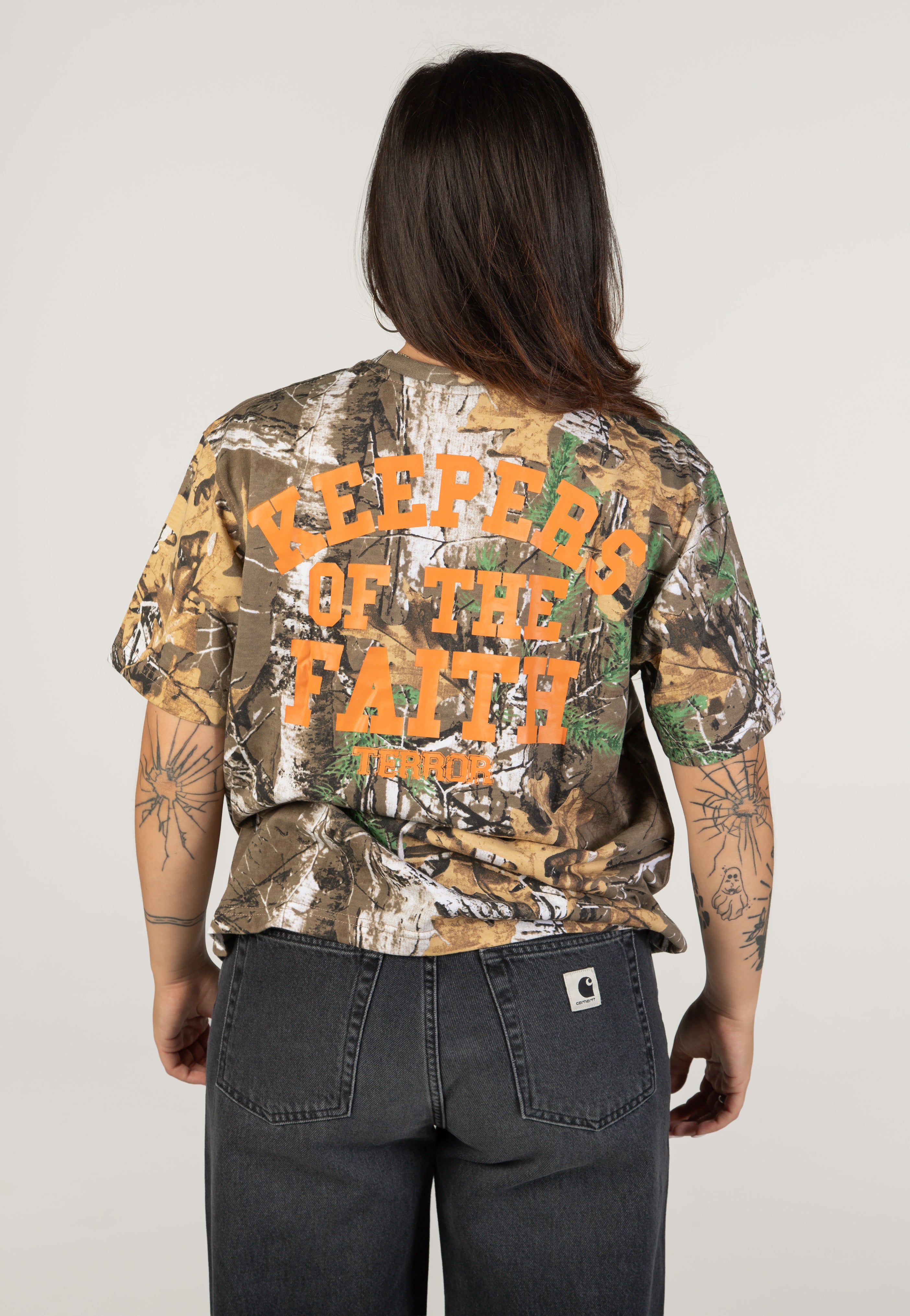 Terror Keepers Of The Faith Real Camo Tričko | Women-Image