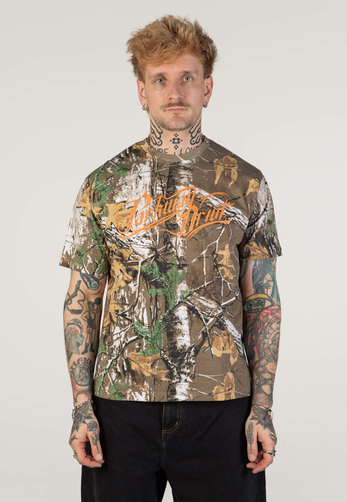 Parkway Drive Forever The Underdogs Real Camo T-shirt | Men-Image