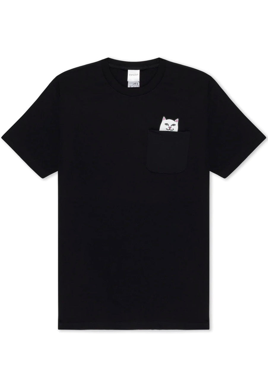 RIPNDIP - Lord Nermal Pocket Black - T-Shirt | Men-Image