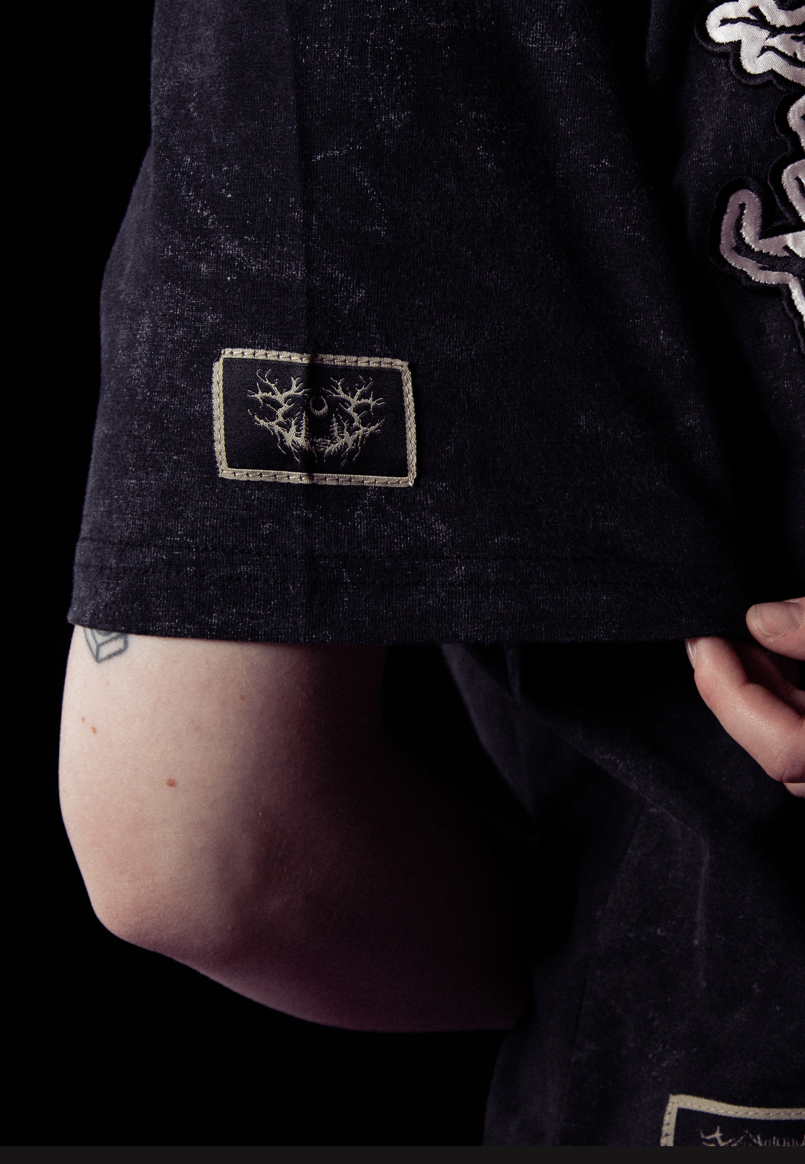 Lorna Shore Logo Acid Wash Premium Tričko | Women-Image