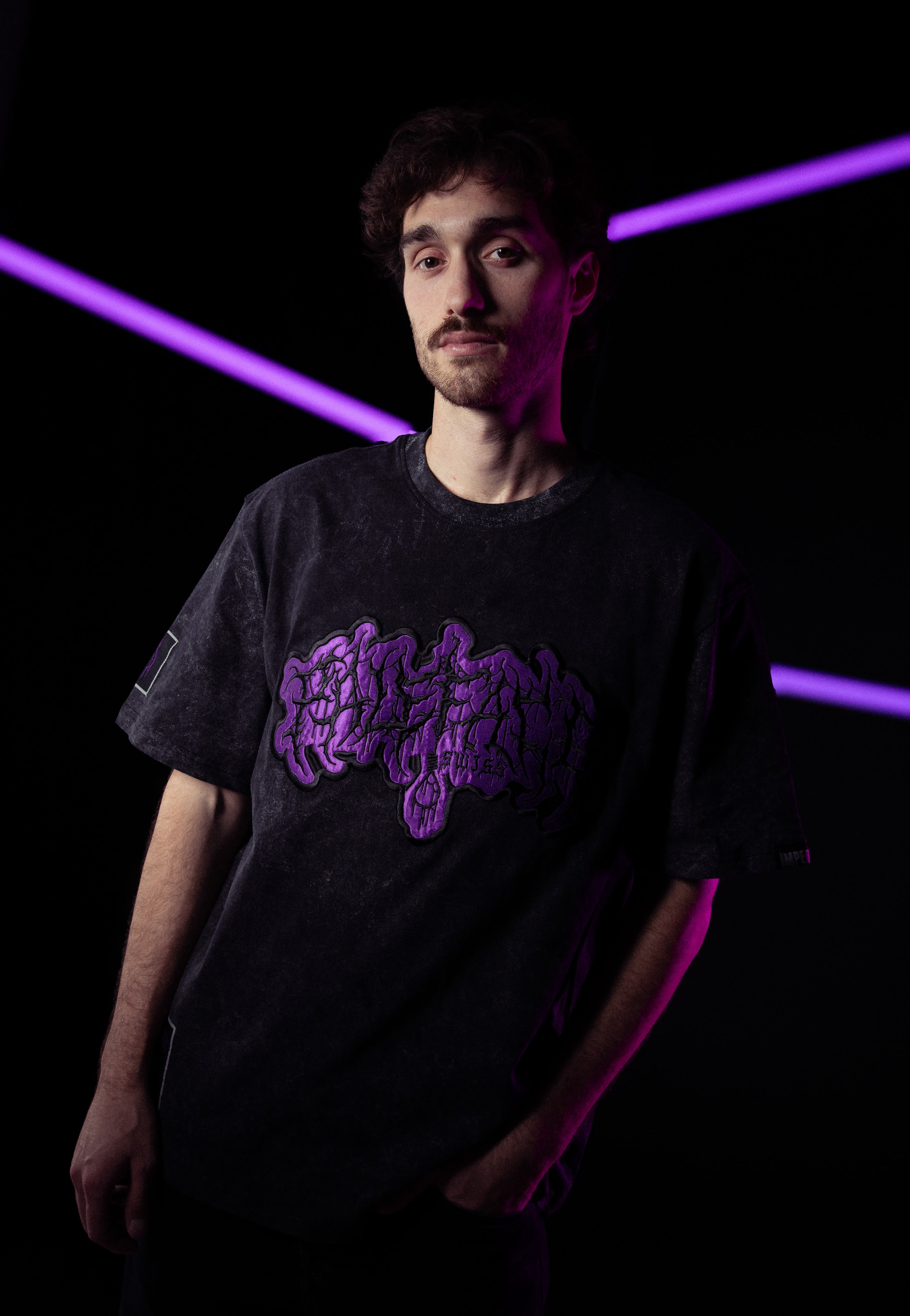 Paleface Swiss Logo Acid Wash Premium T-Shirt | Men-Image