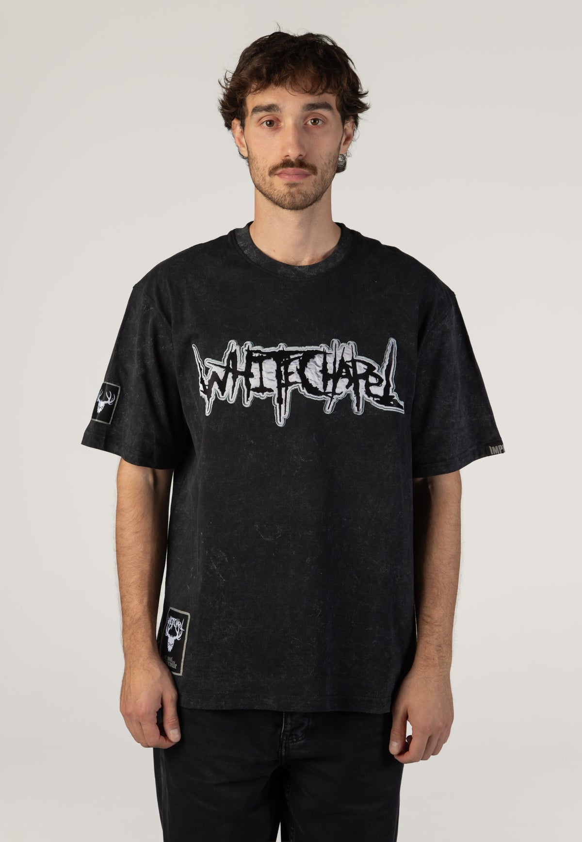 Whitechapel Logo Acid Wash Premium T-Shirt | Men-Image